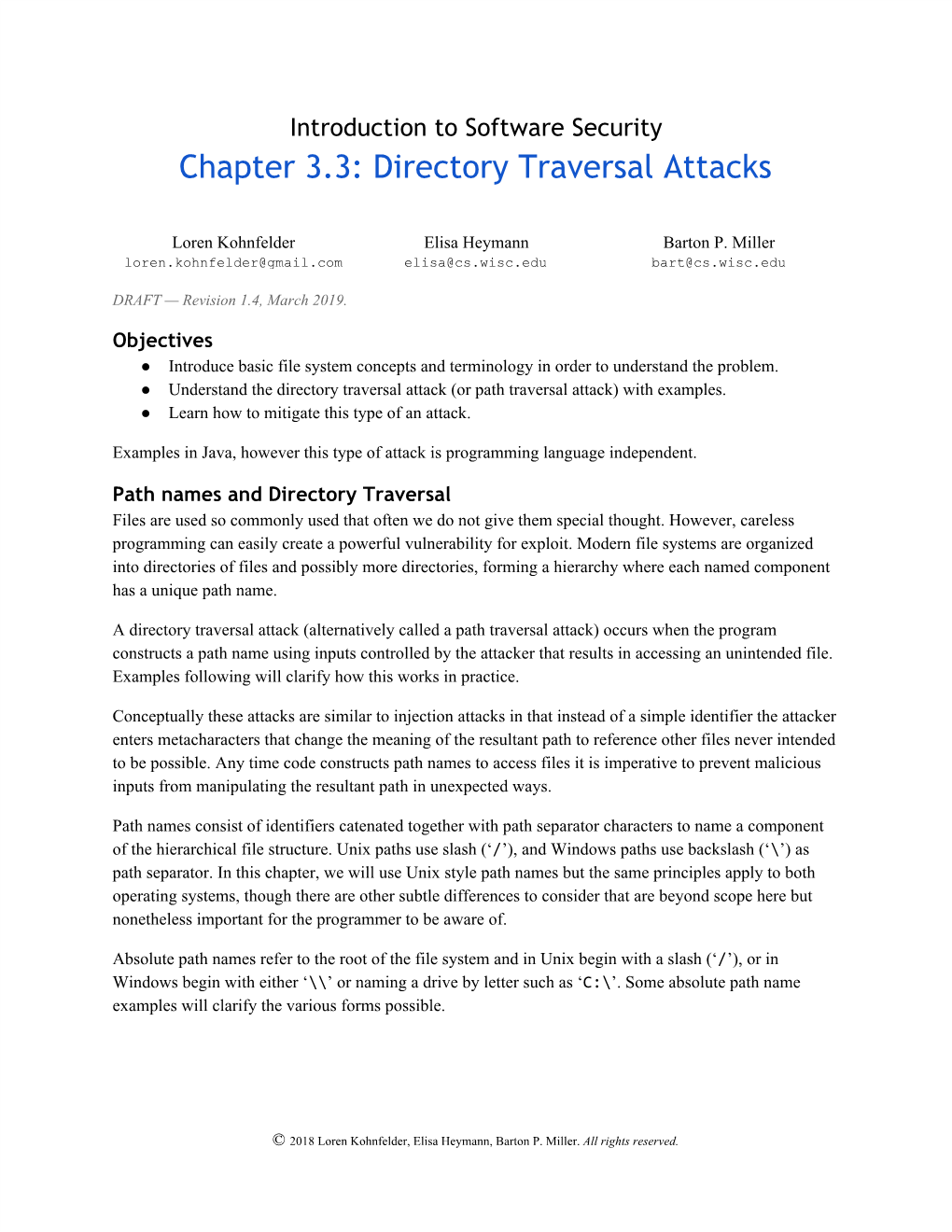 Chapter 3.3: Directory Traversal Attacks
