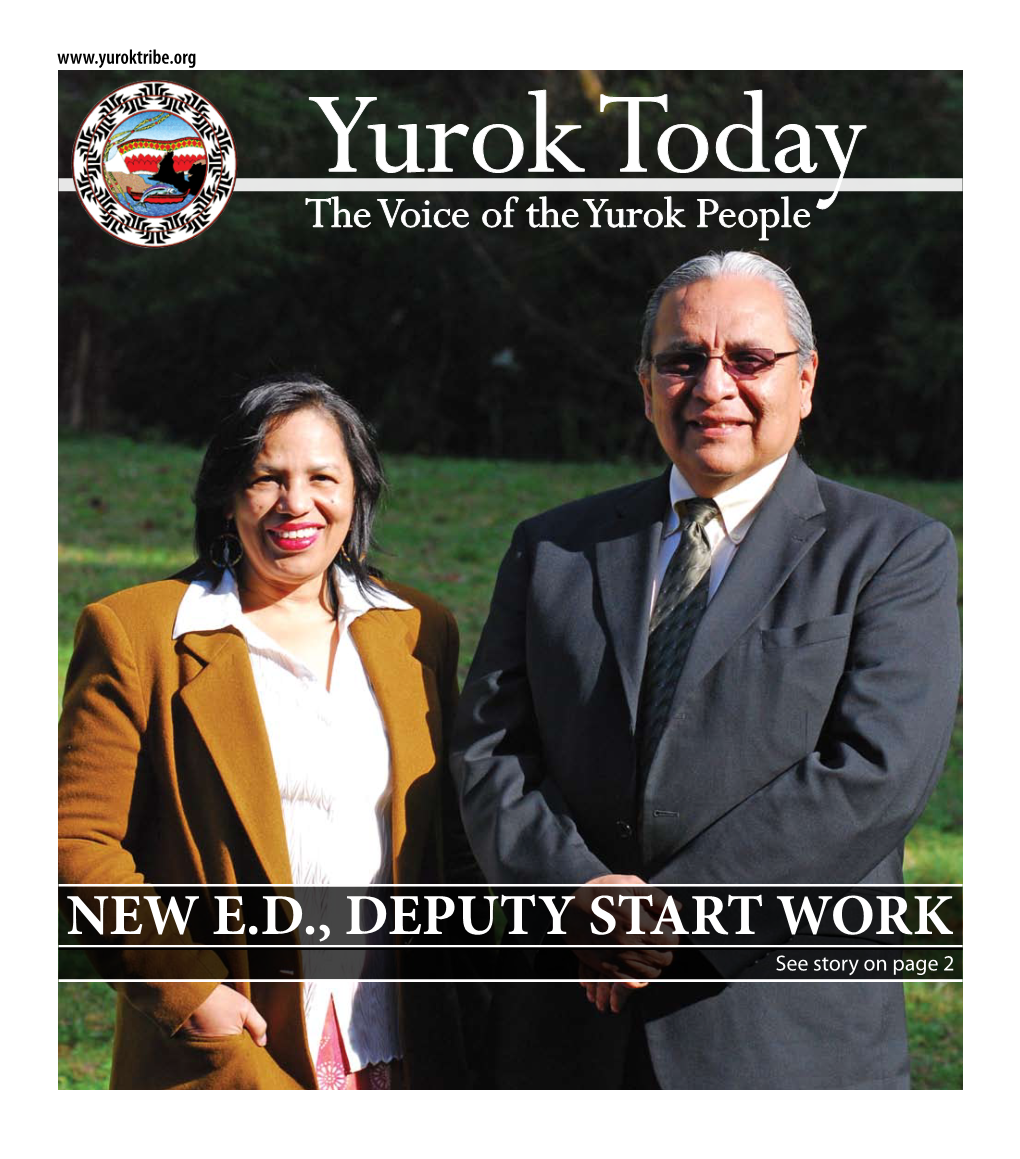 New E.D., Deputy Start Work