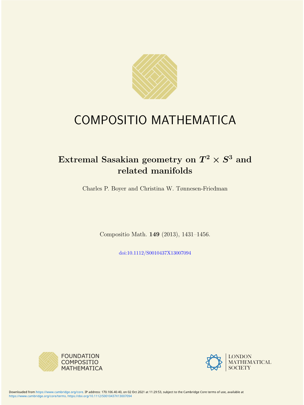 Extremal Sasakian Geometry on T2 X S3 and Related Manifolds