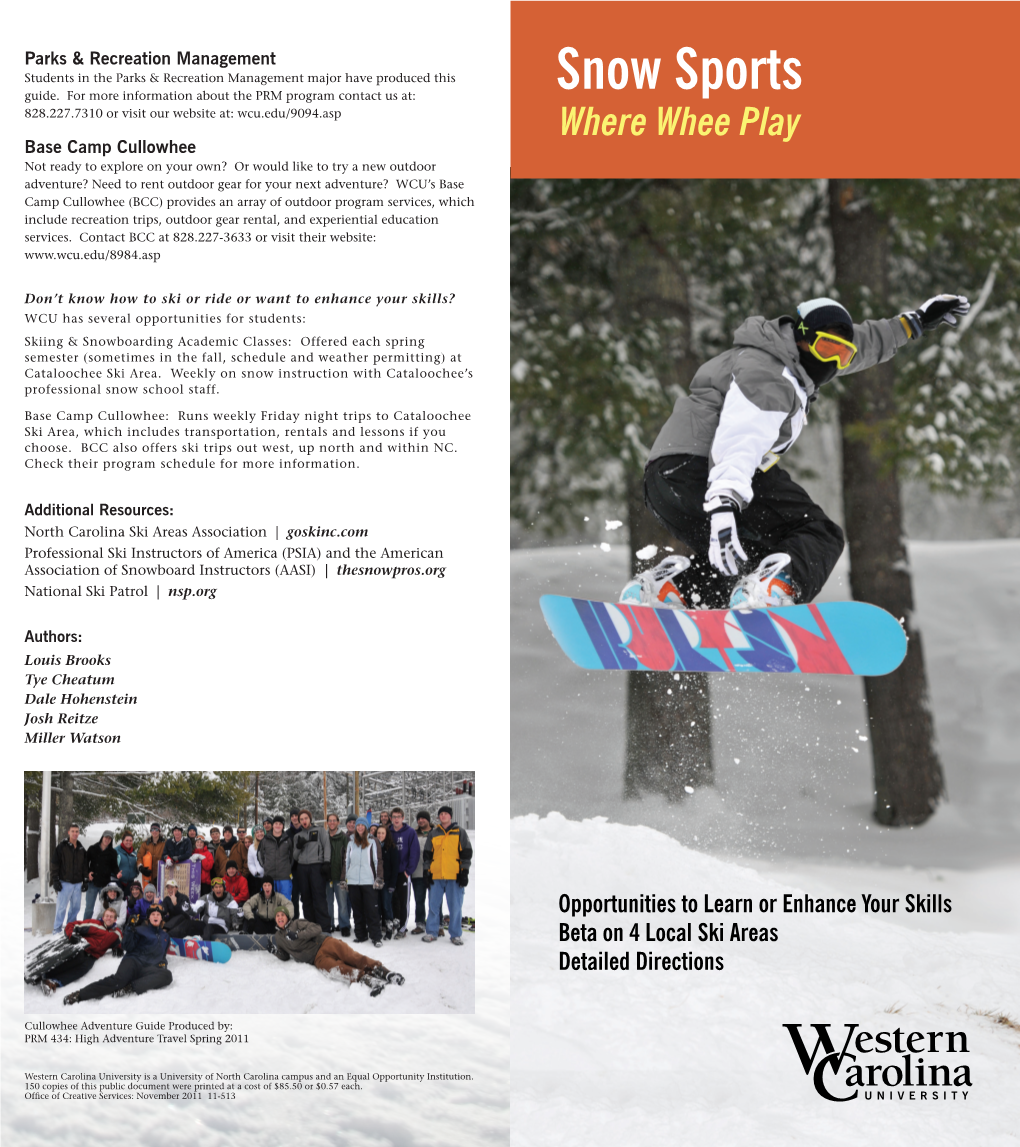 Snow Sports Guide