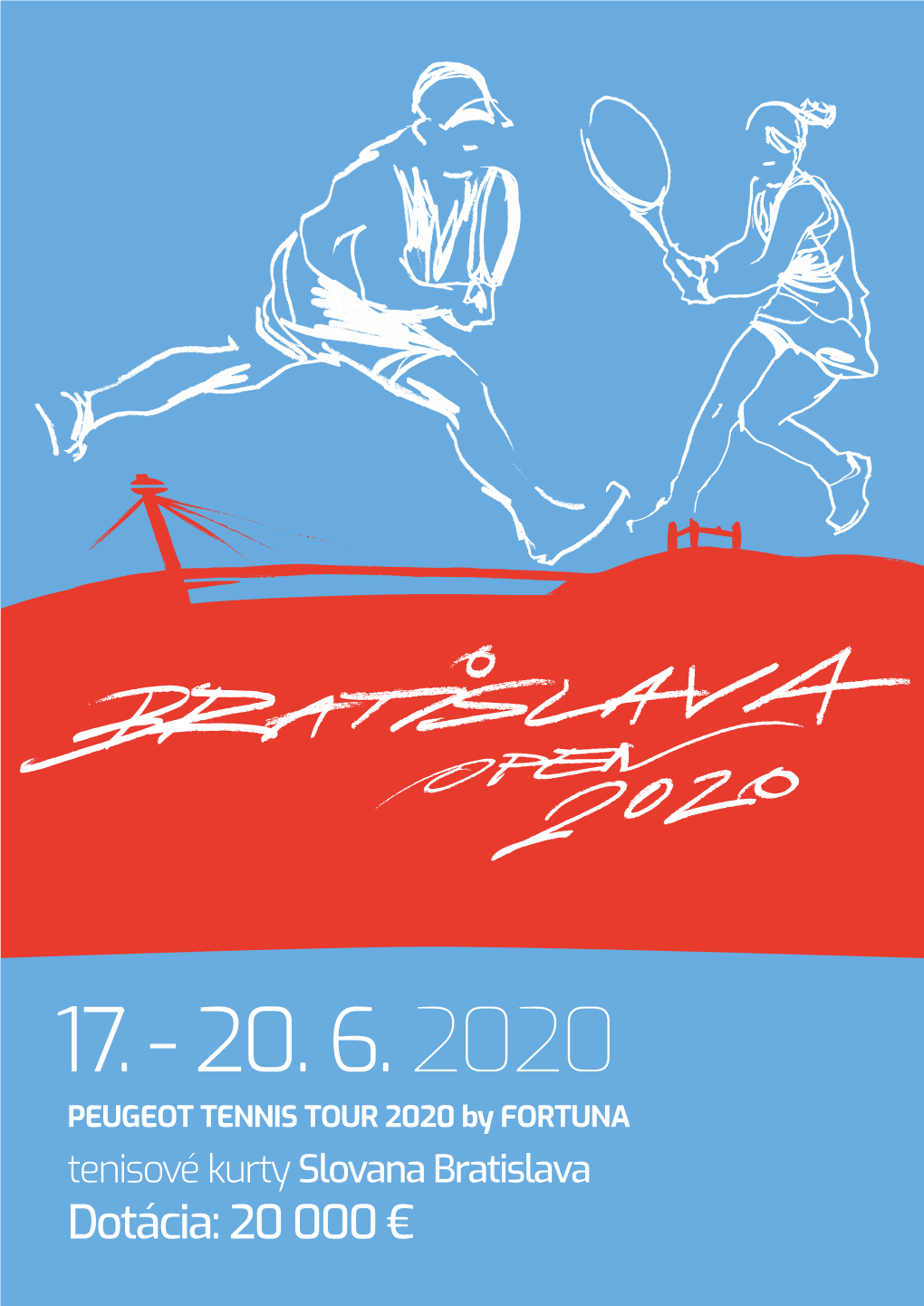 PEUGEOT TENNIS TOUR 2020 by FORTUNA Tenisové Kurty Slovana Bratislava Dotácia: 20 000 € BRATISLAVA OPEN 2020, BRATISLAVA PREHLIADKA NAJLEPŠÍCH OPEN 2020