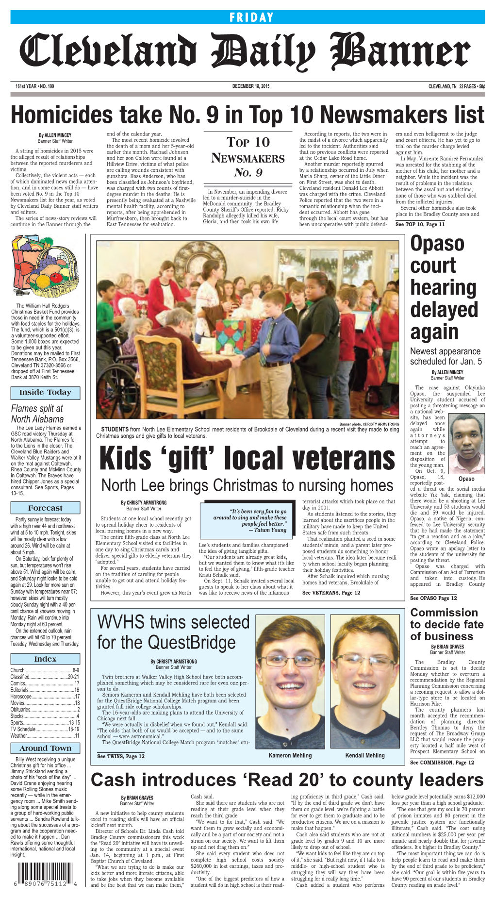 'Gift' Local Veterans