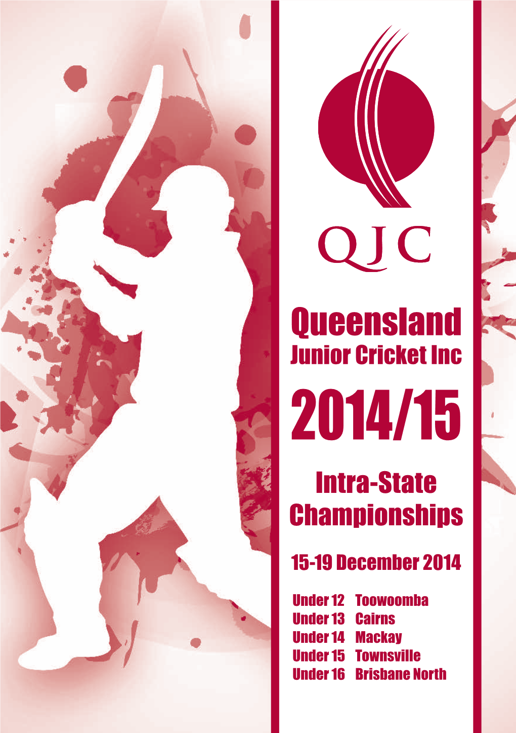 Queensland Junior Cricket Inc 2014/15 Intra-State Championships