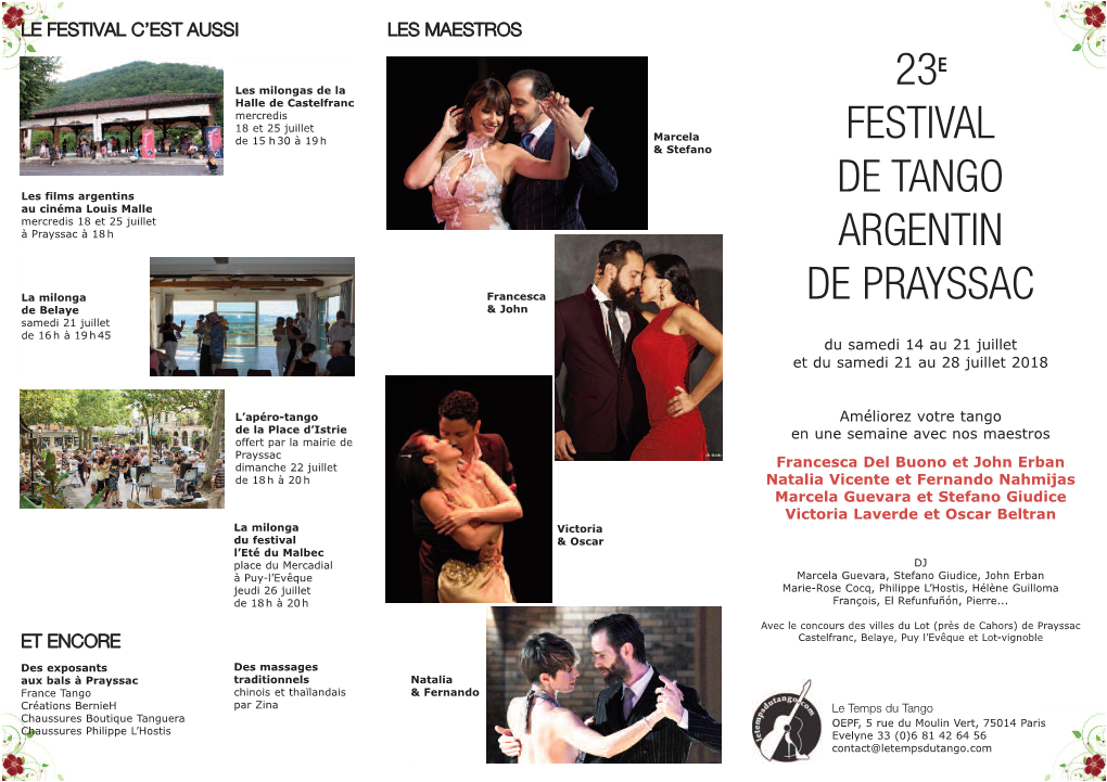 23E Festival De Tango Argentin De Prayssac