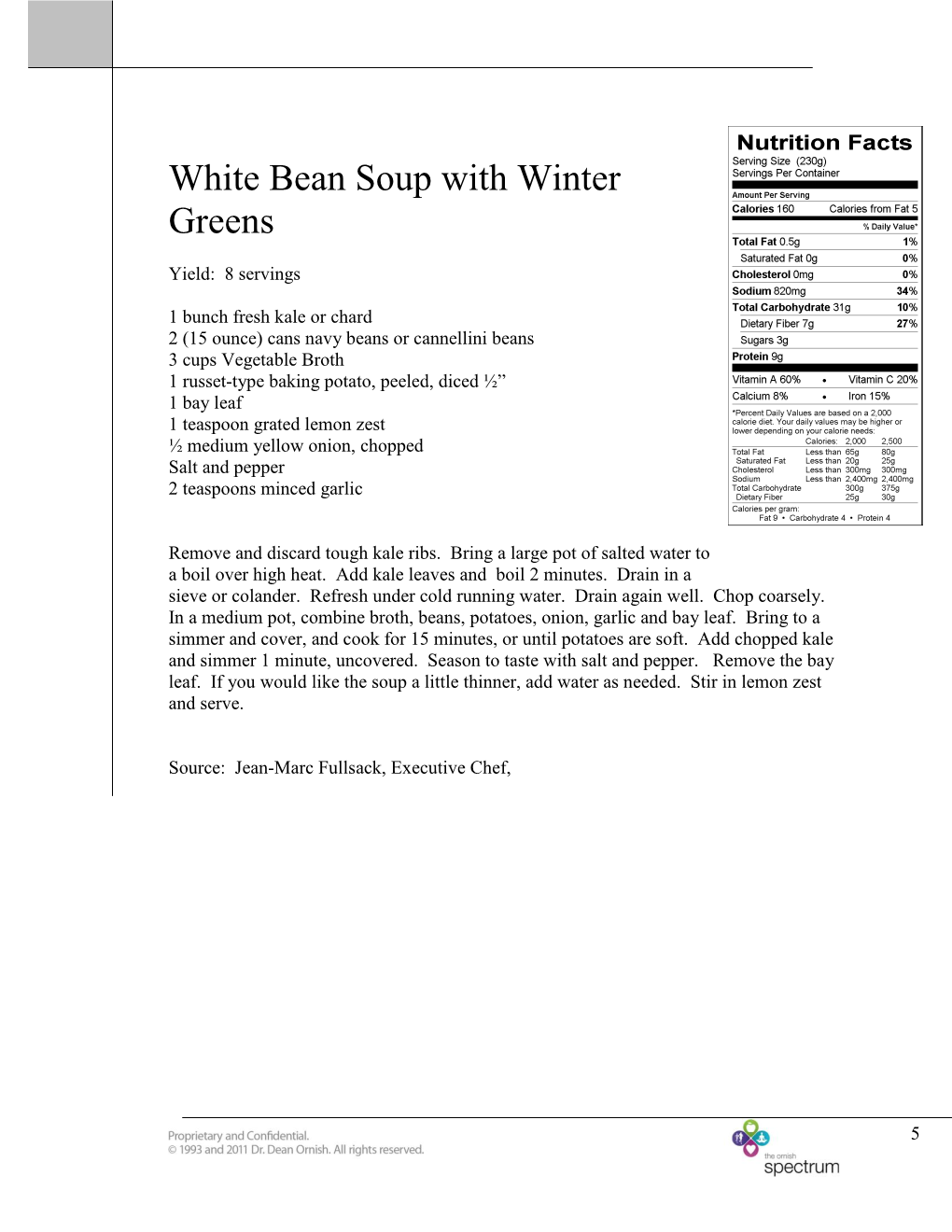 White Bean Soup with Winter Greens