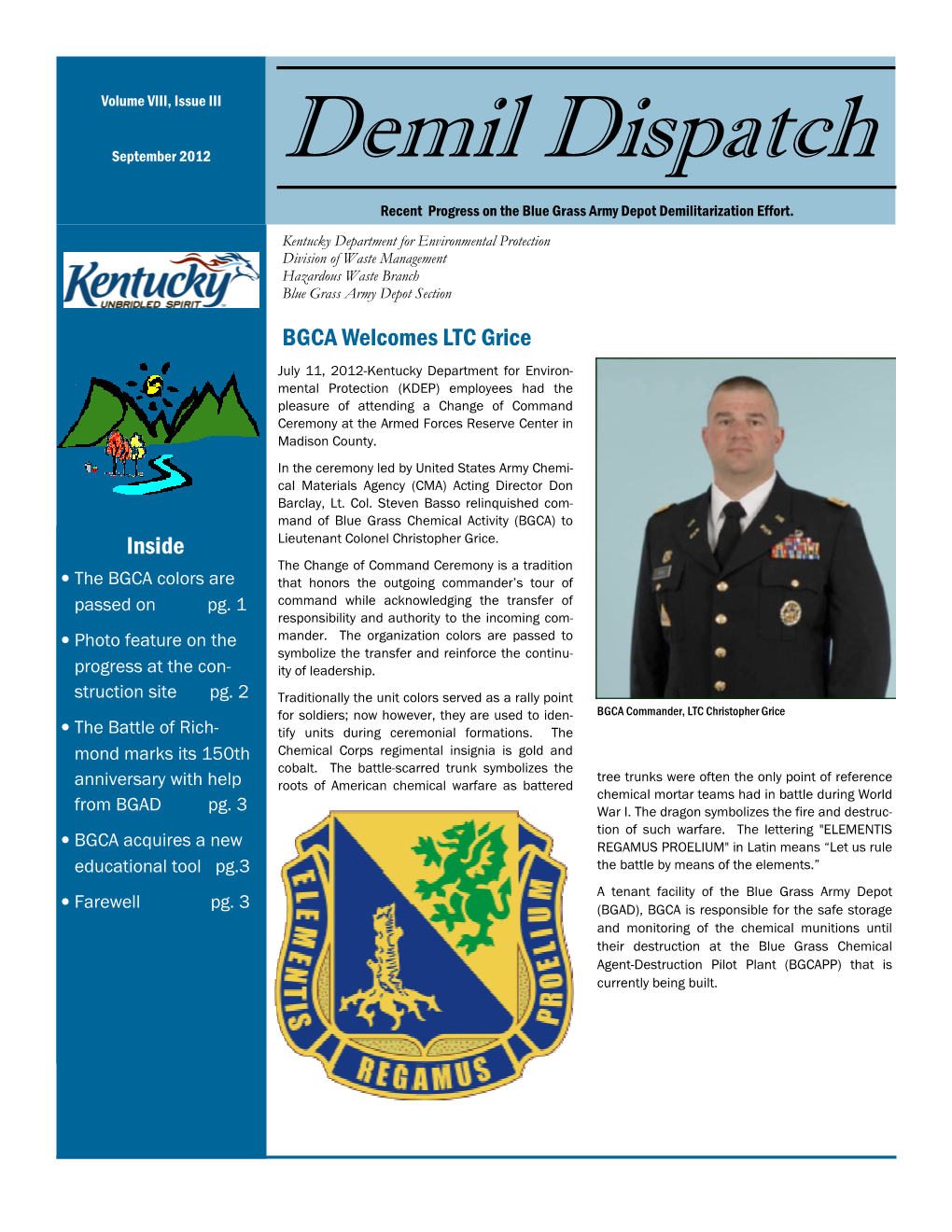 2012-9 Demil Dispatch