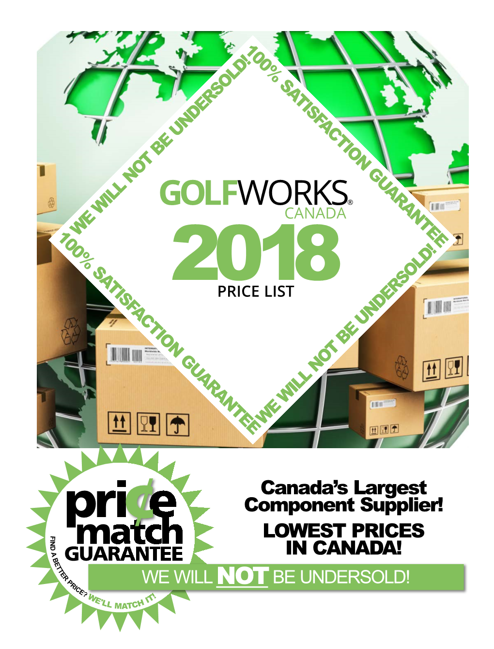 Golfworks Canada Price List 2018