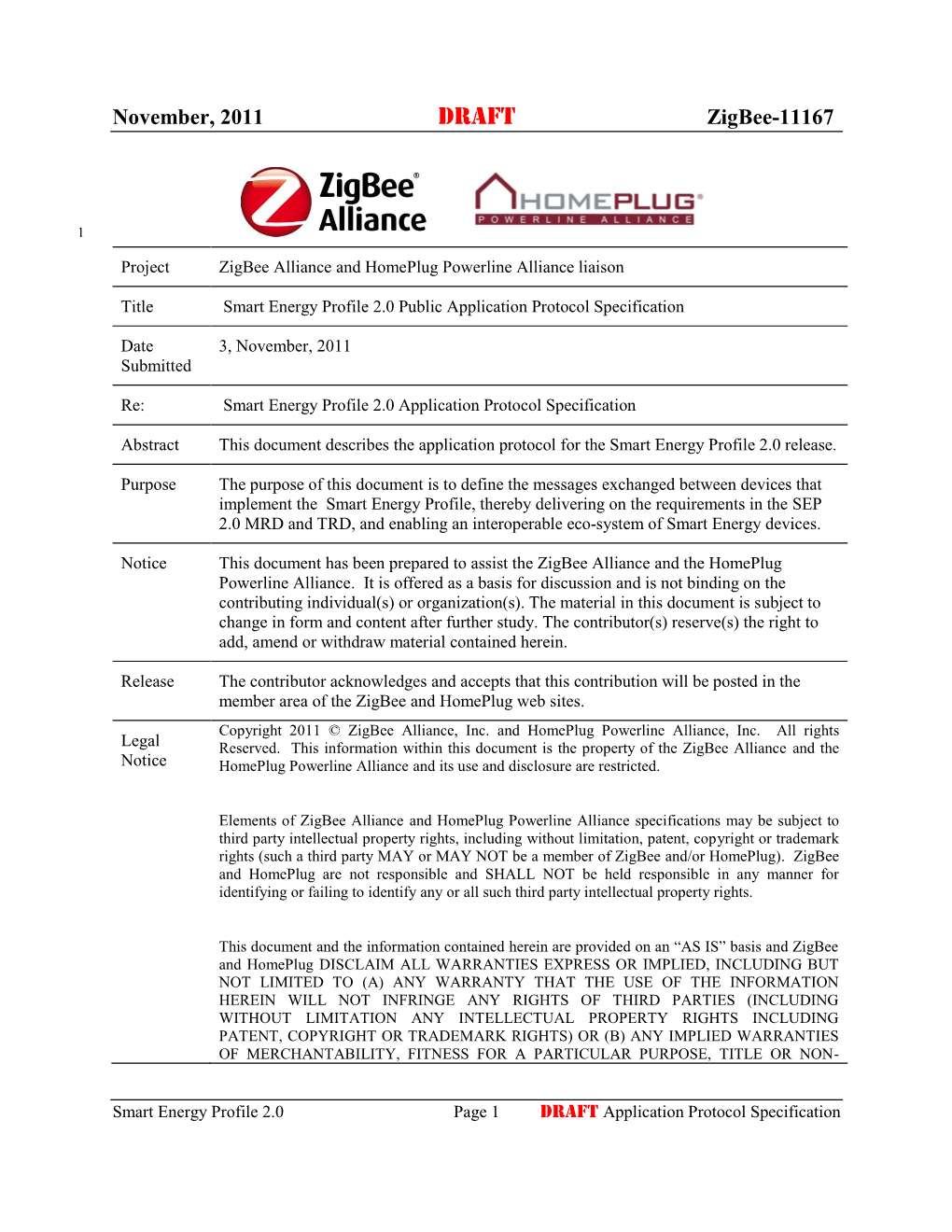 Smart Energy Profile 2.0 Application Protocol Specification