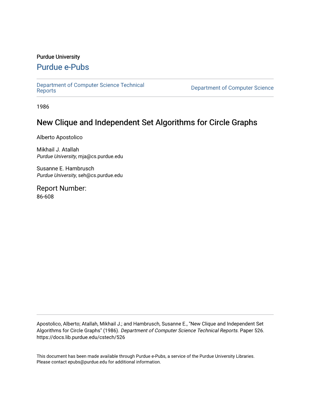 New Clique and Independent Set Algorithms for Circle Graphs