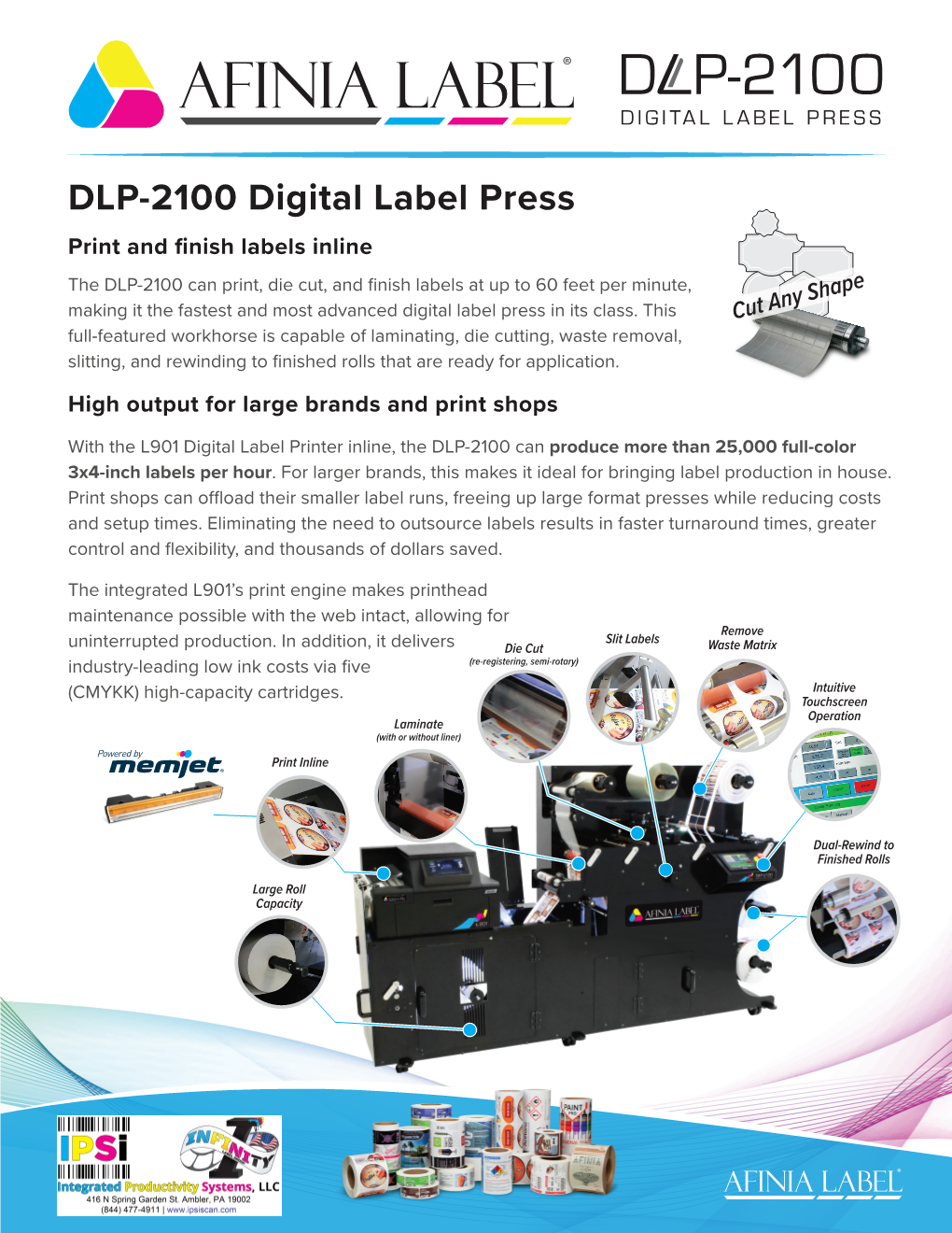 DLP-2100 Digital Label Press