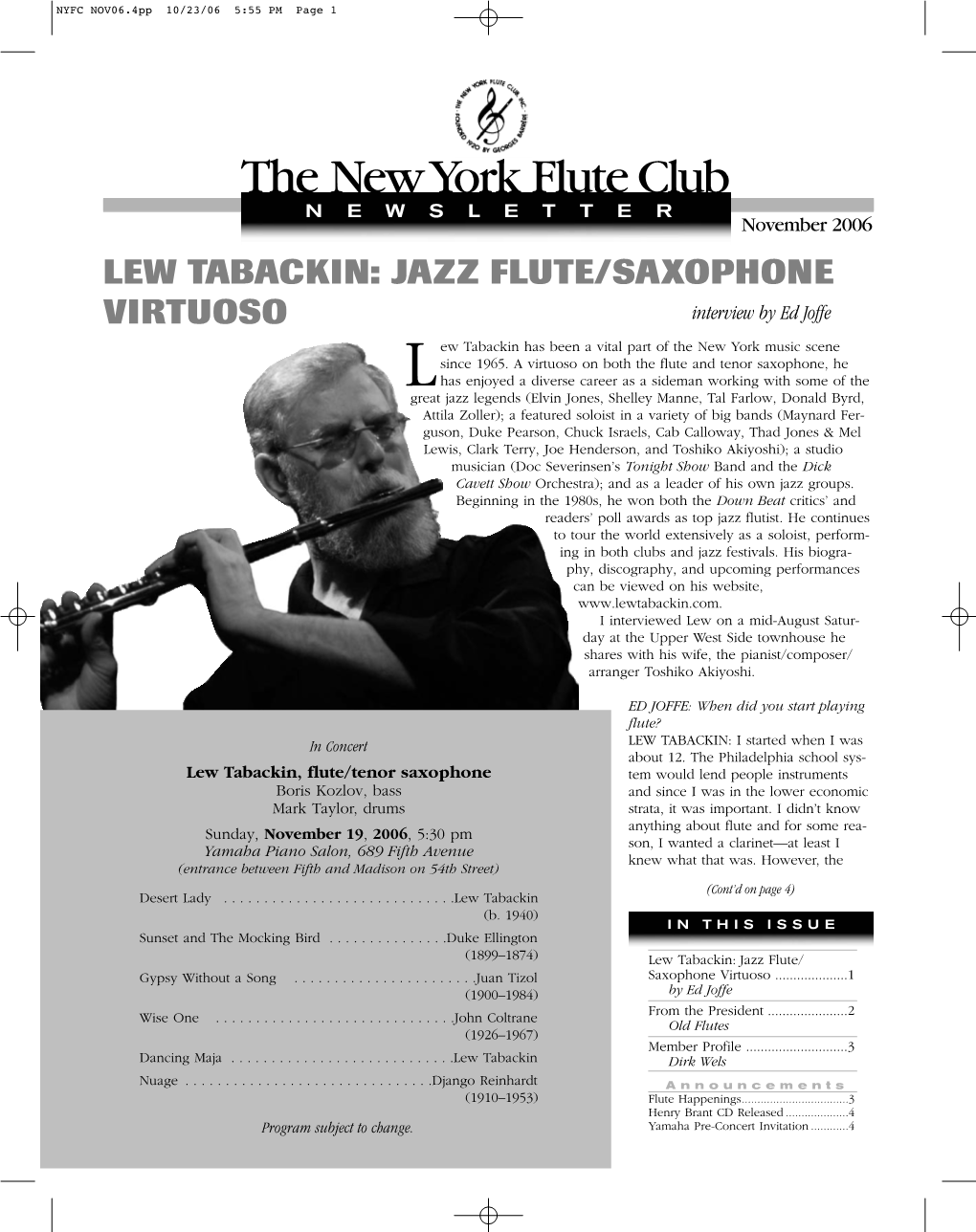 NYFC NOV06.4Pp 10/23/06 5:55 PM Page 1