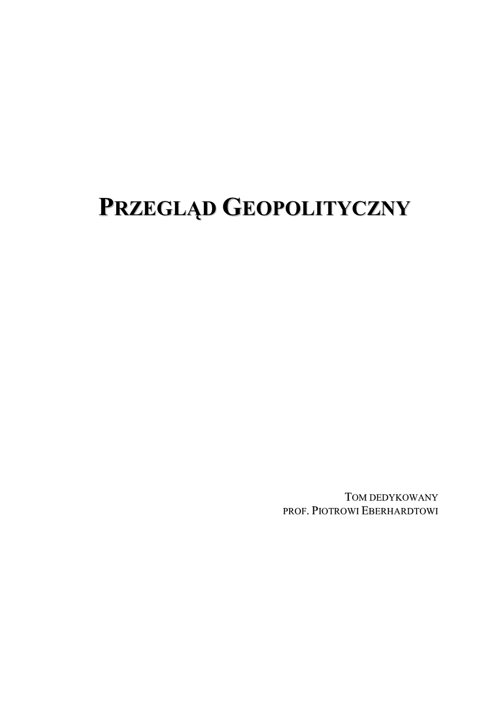 Przeglad Geopolityczny Tom 3.Pdf