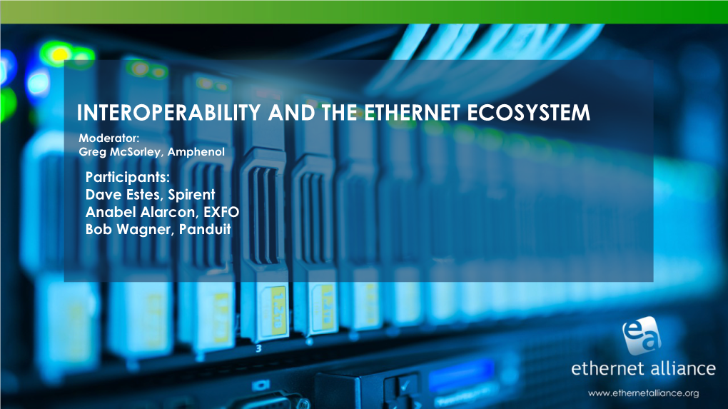Interoperability and the Ethernet