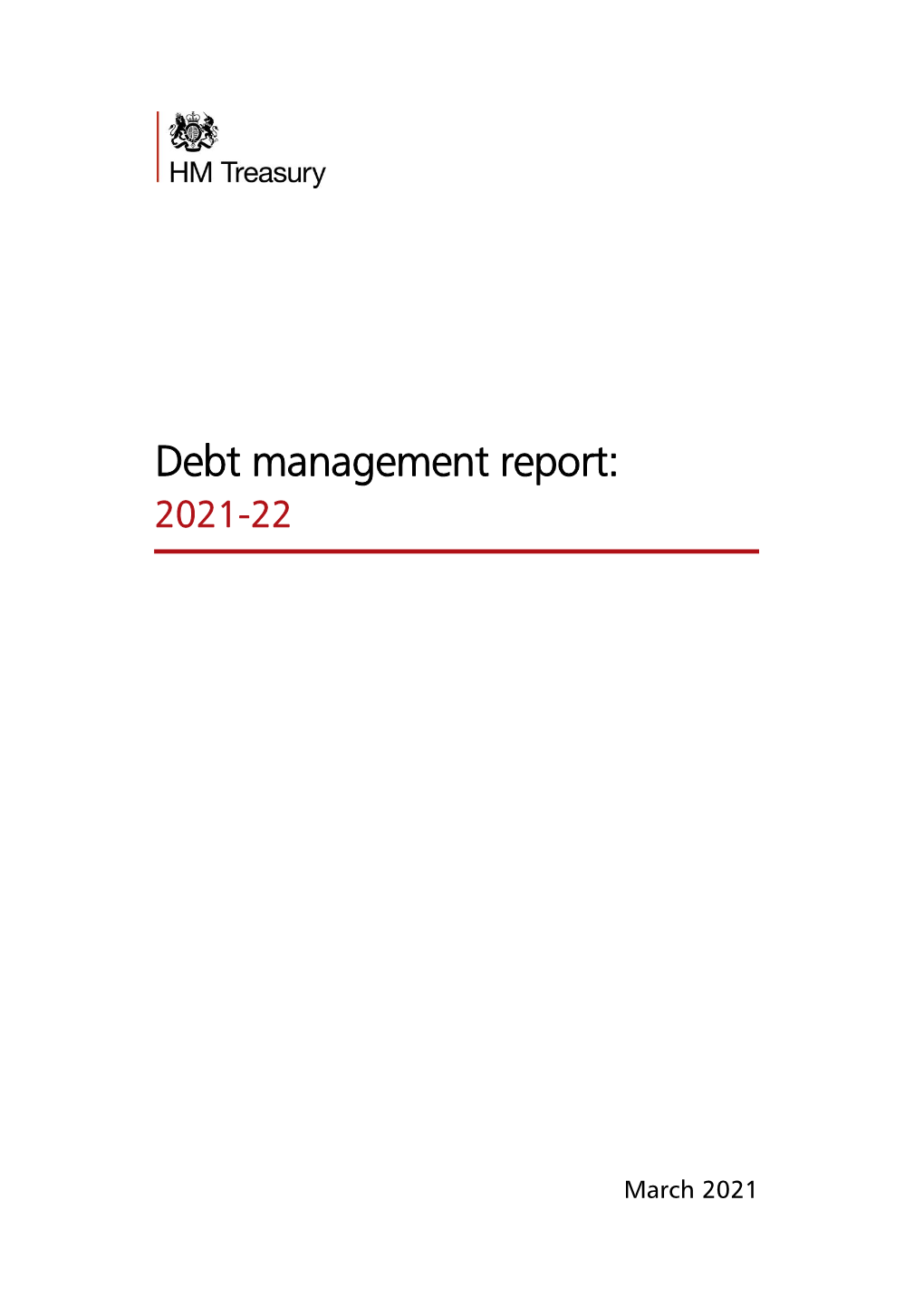 Debt Management Report 2021-22