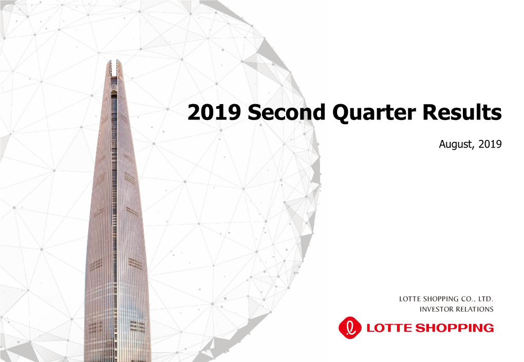 2019 Second Quarter Results