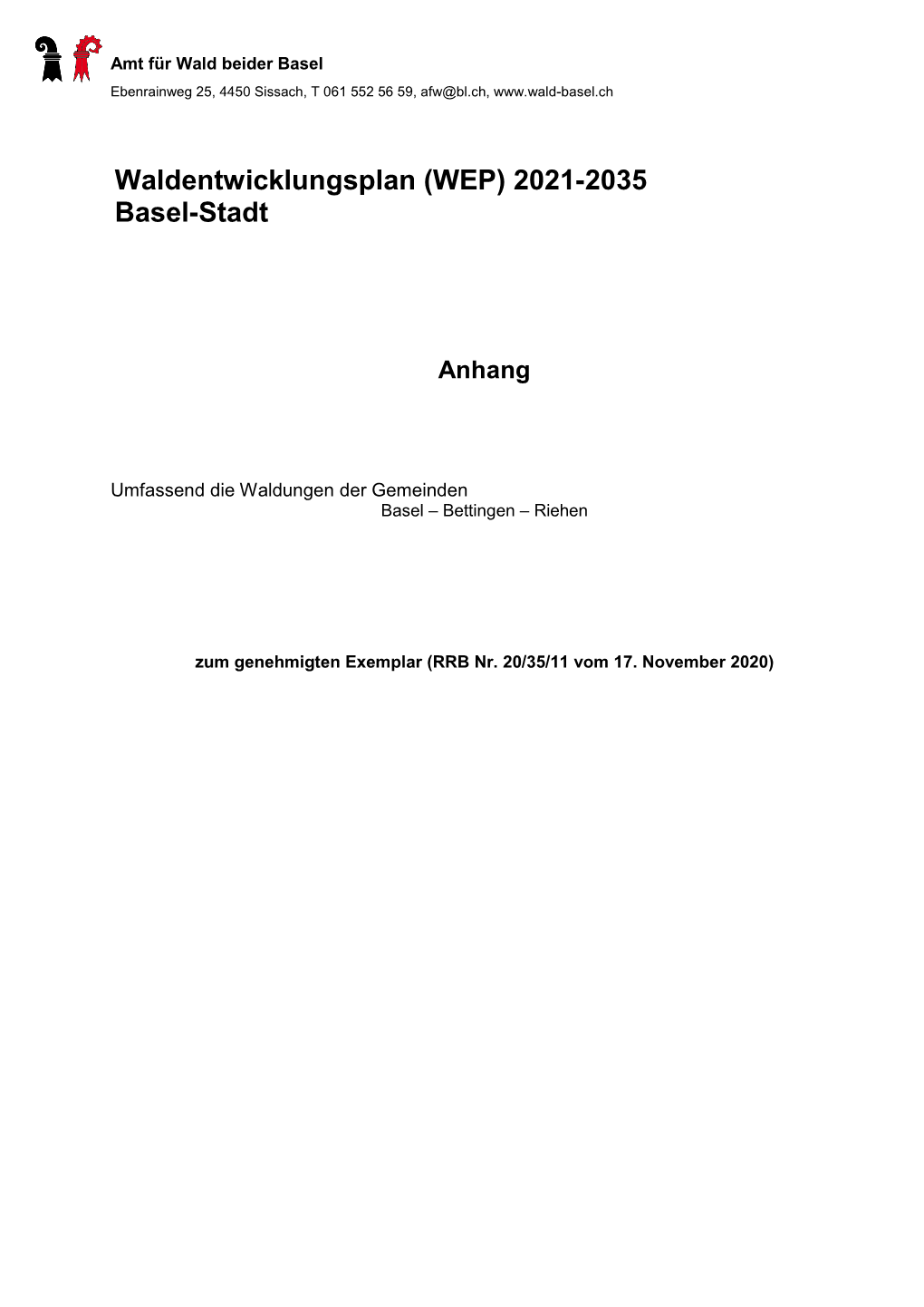 WEP Basel-Stadt 2021-2035: Anhang Seite 54 Von 78