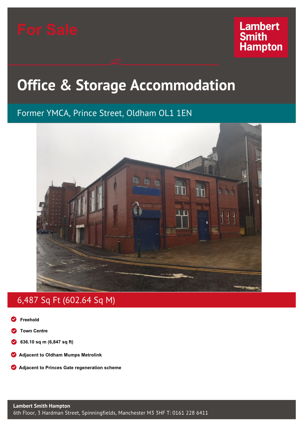 For Sale Office & Storage Accommodation