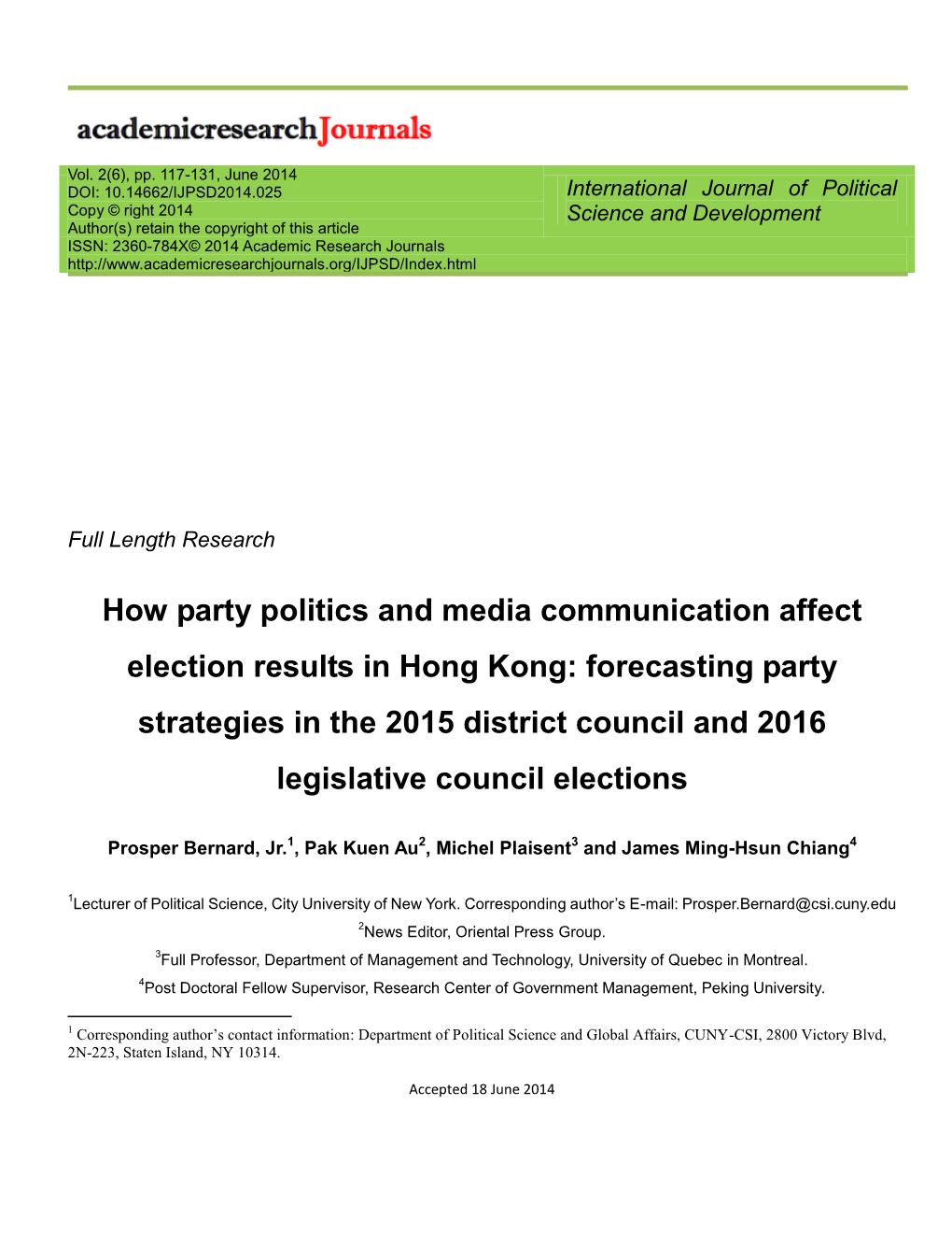 How to Manage Media Information Which Affects Voting Results