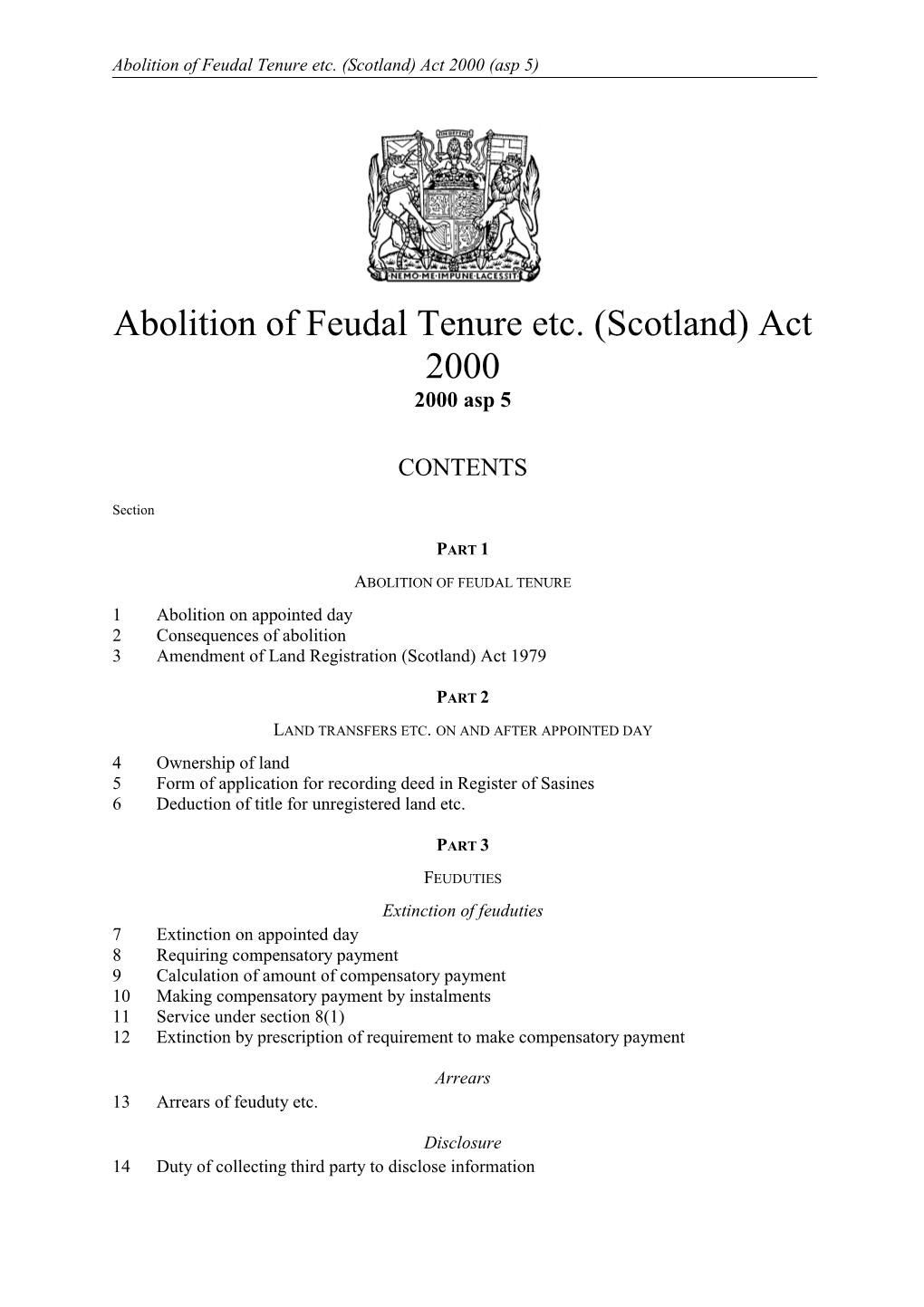 Scotland) Act 2000 (Asp 5