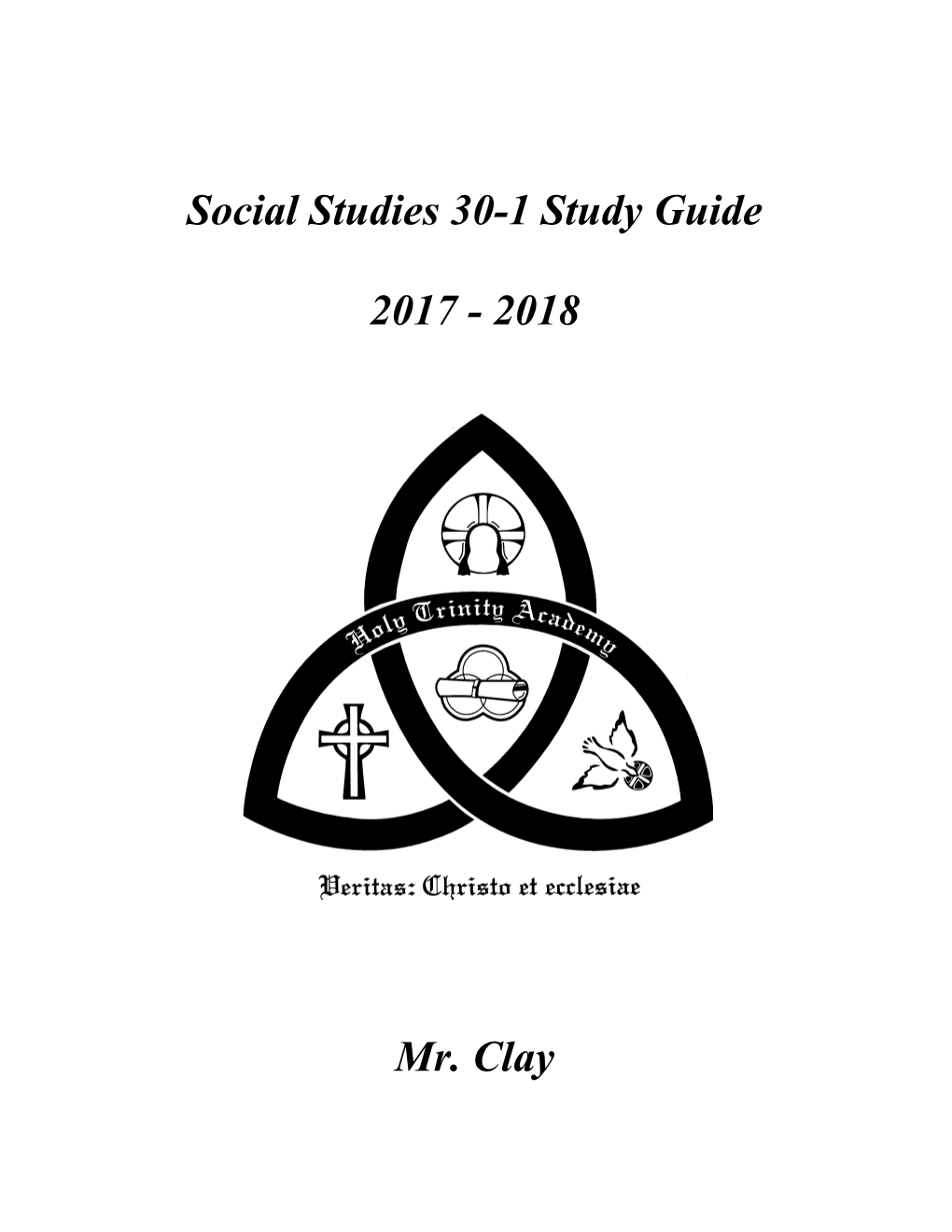 Social Studies 30-1 Study Guide