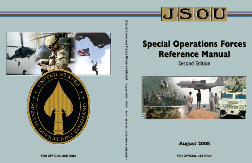 Special Operations Forces Reference Manual Second Edition