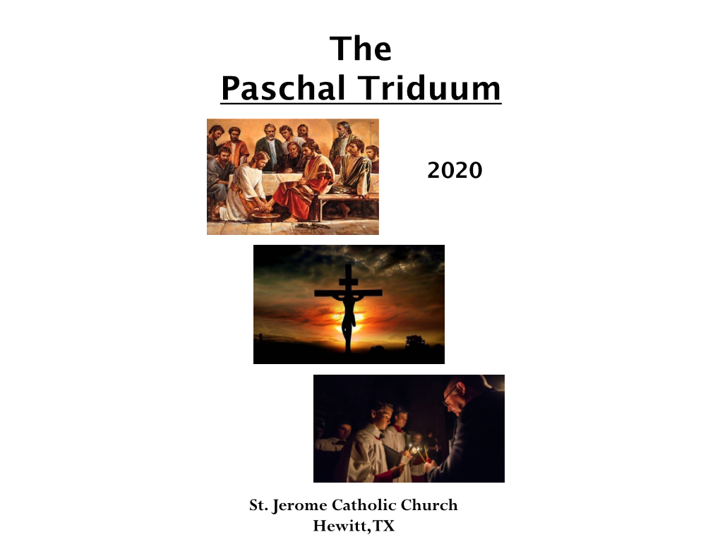 The Paschal Triduum
