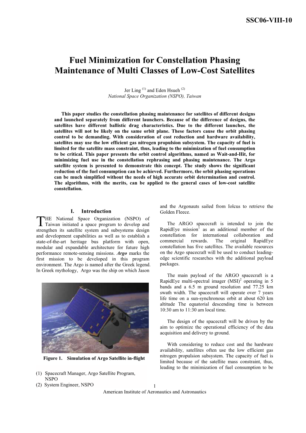 Fuel Minimization for Constellation Phasing Maintenance of Multi Classes of Low-Cost Satellites