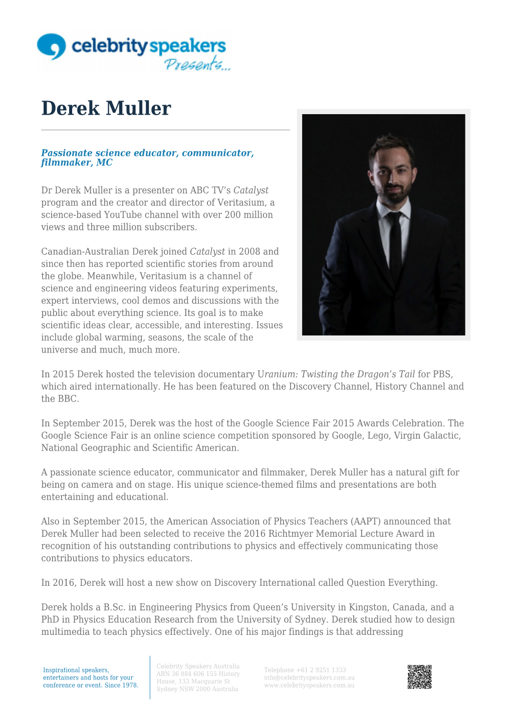 Derek Muller