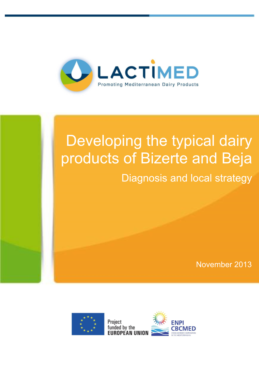 Developing the Typical Dairy Products of Bizerte and Beja Diagnosis and Local Strategy