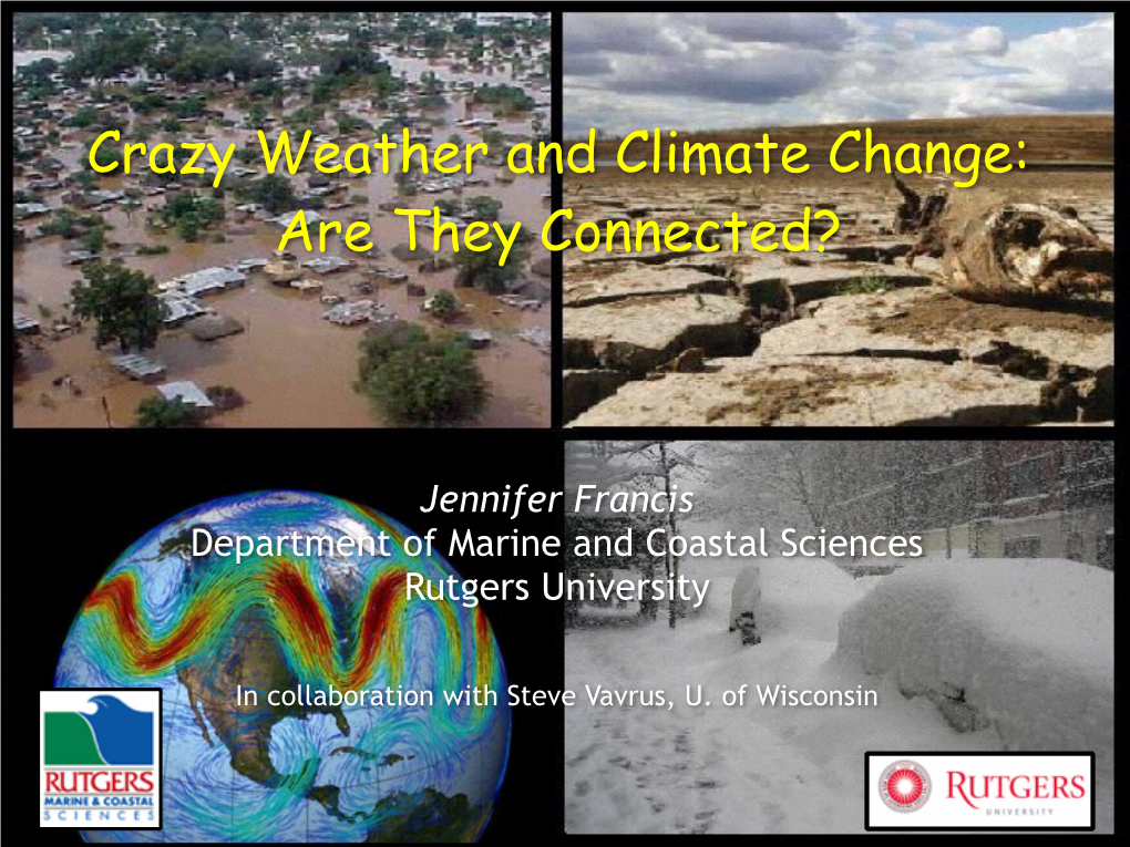 Rapid Warming and Extreme Weather Events in Mid-Latitudes