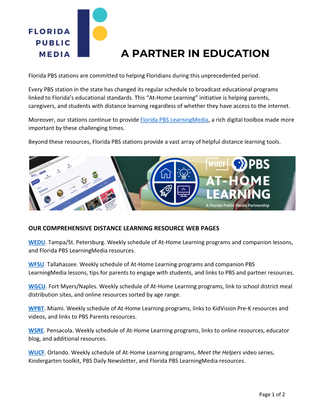A Partner in Education