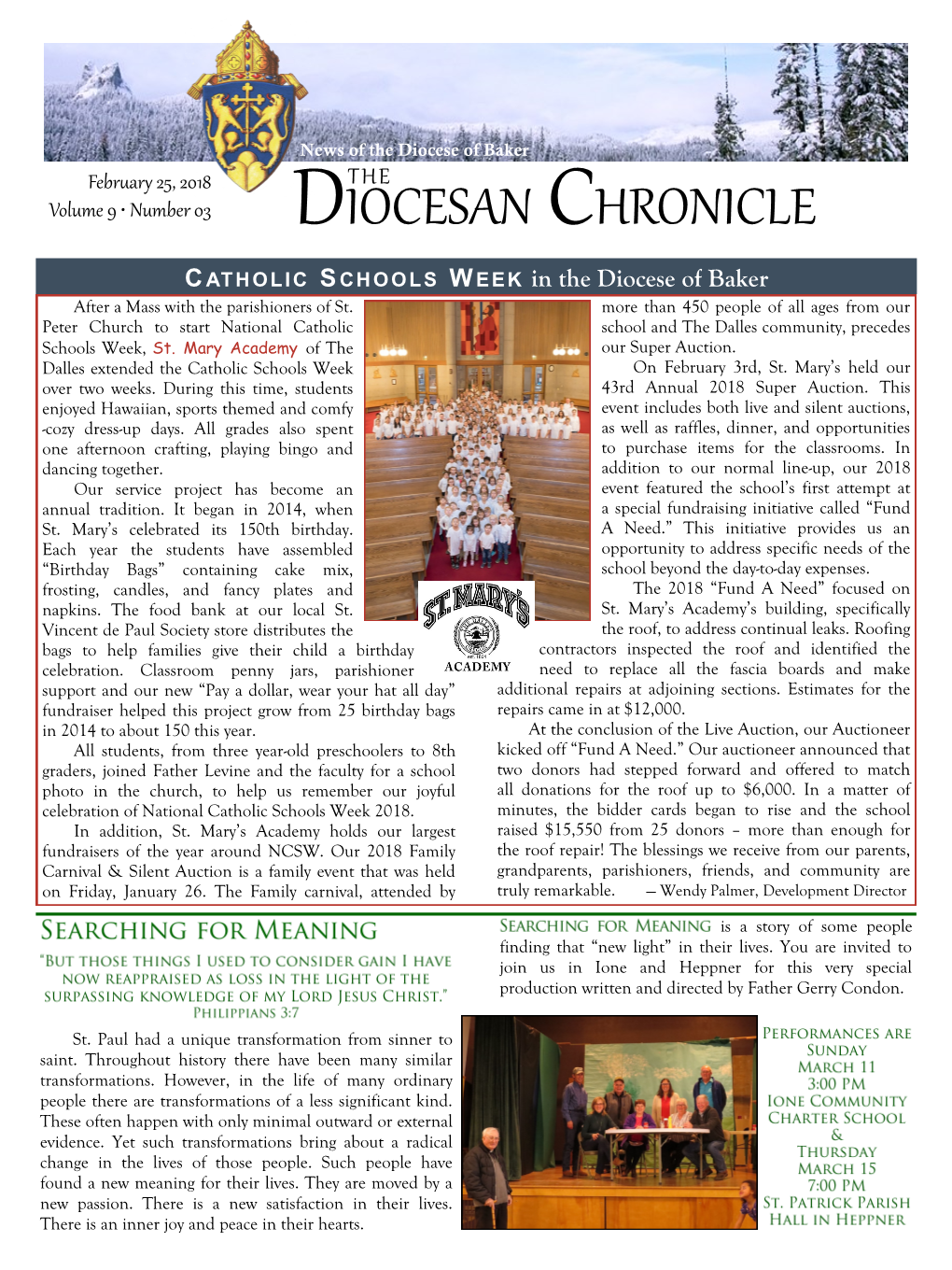 Diocesan Chronicle
