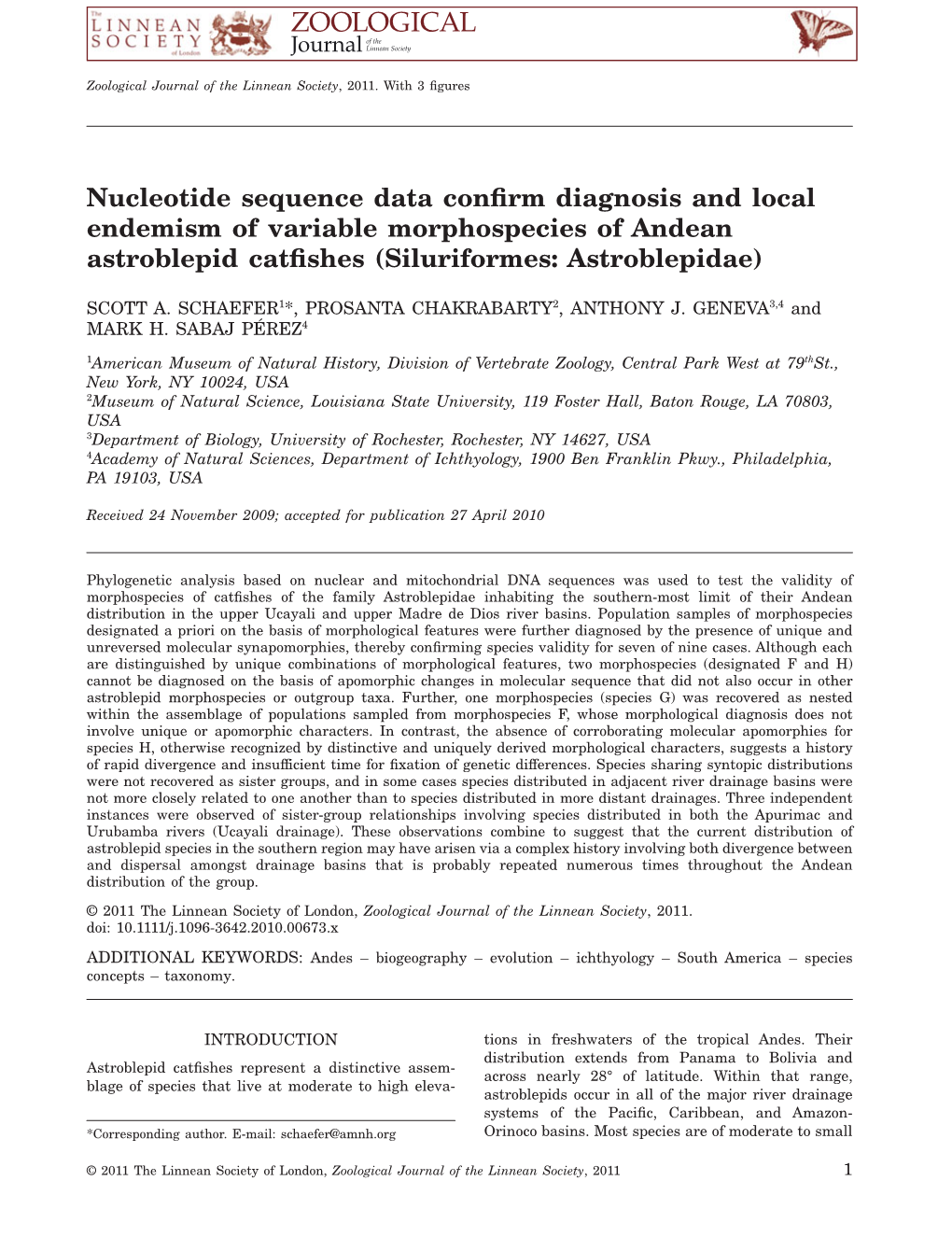 Nucleotide Sequence Data Confirm