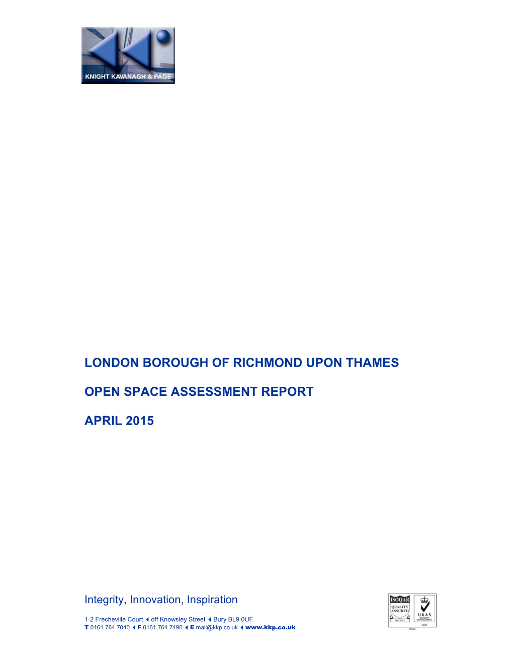 Open Space Assessment 2015
