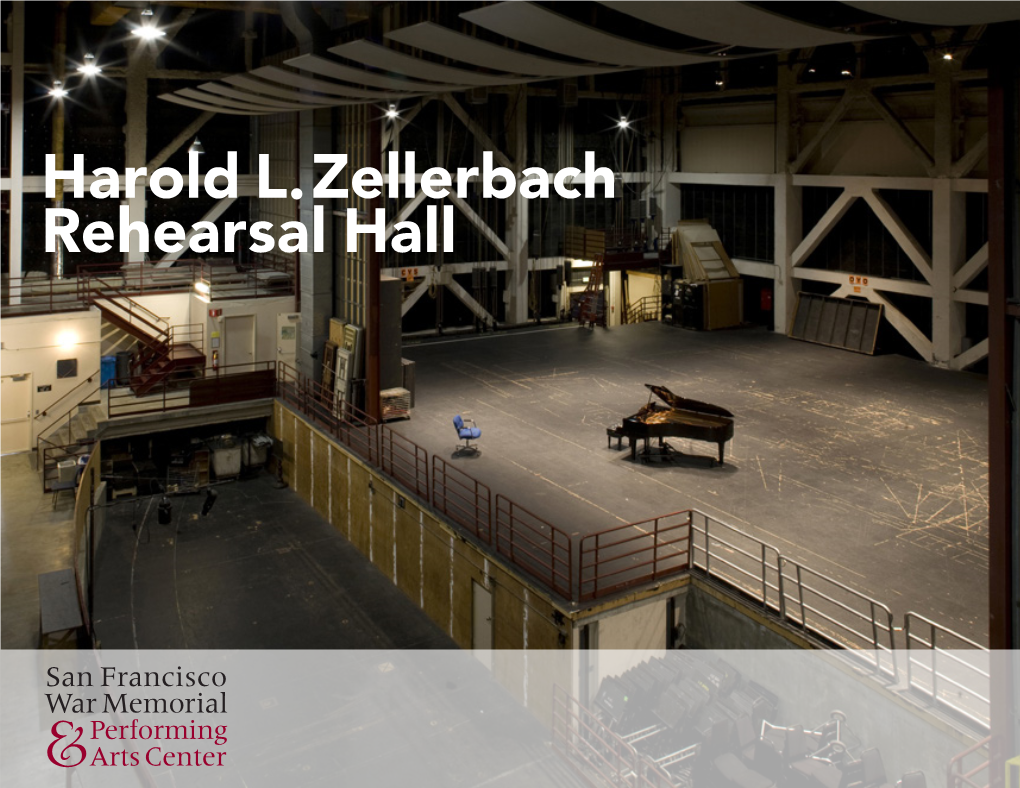 Harold L. Zellerbach Rehearsal Hall