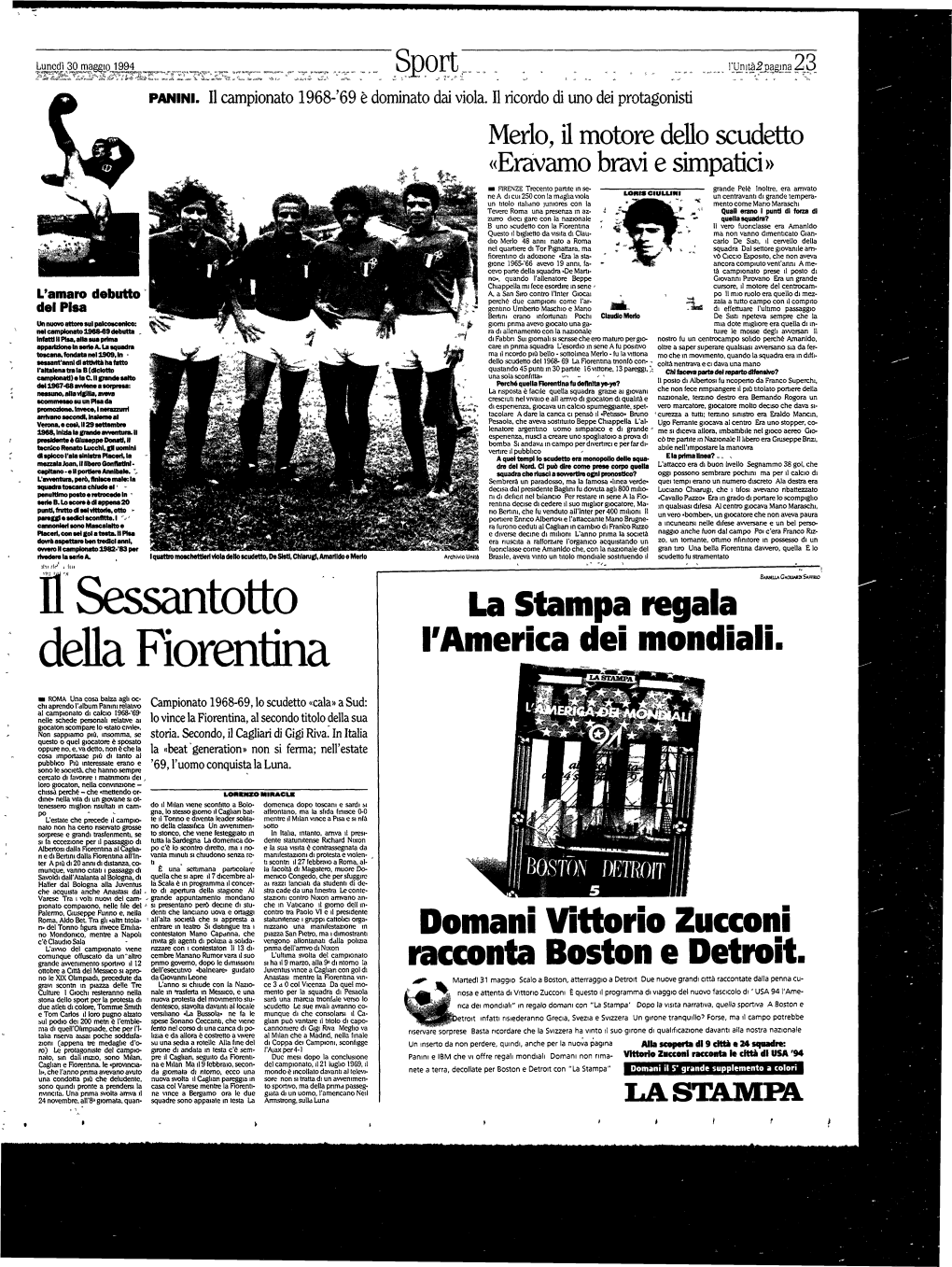 Il Sessantotto Della Fiorentina