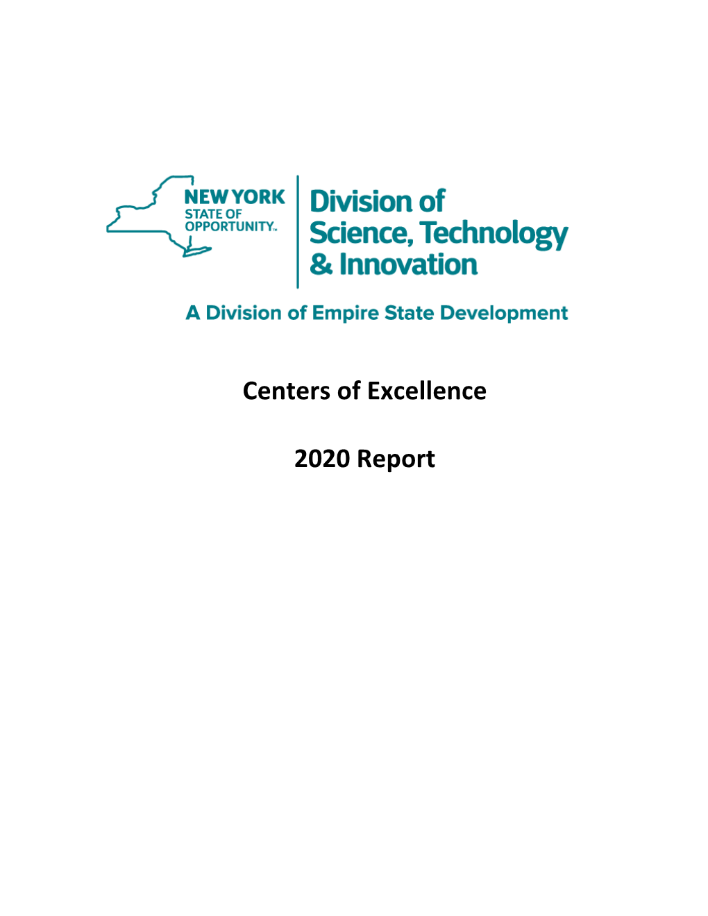 Centers of Excellence 2020 Report