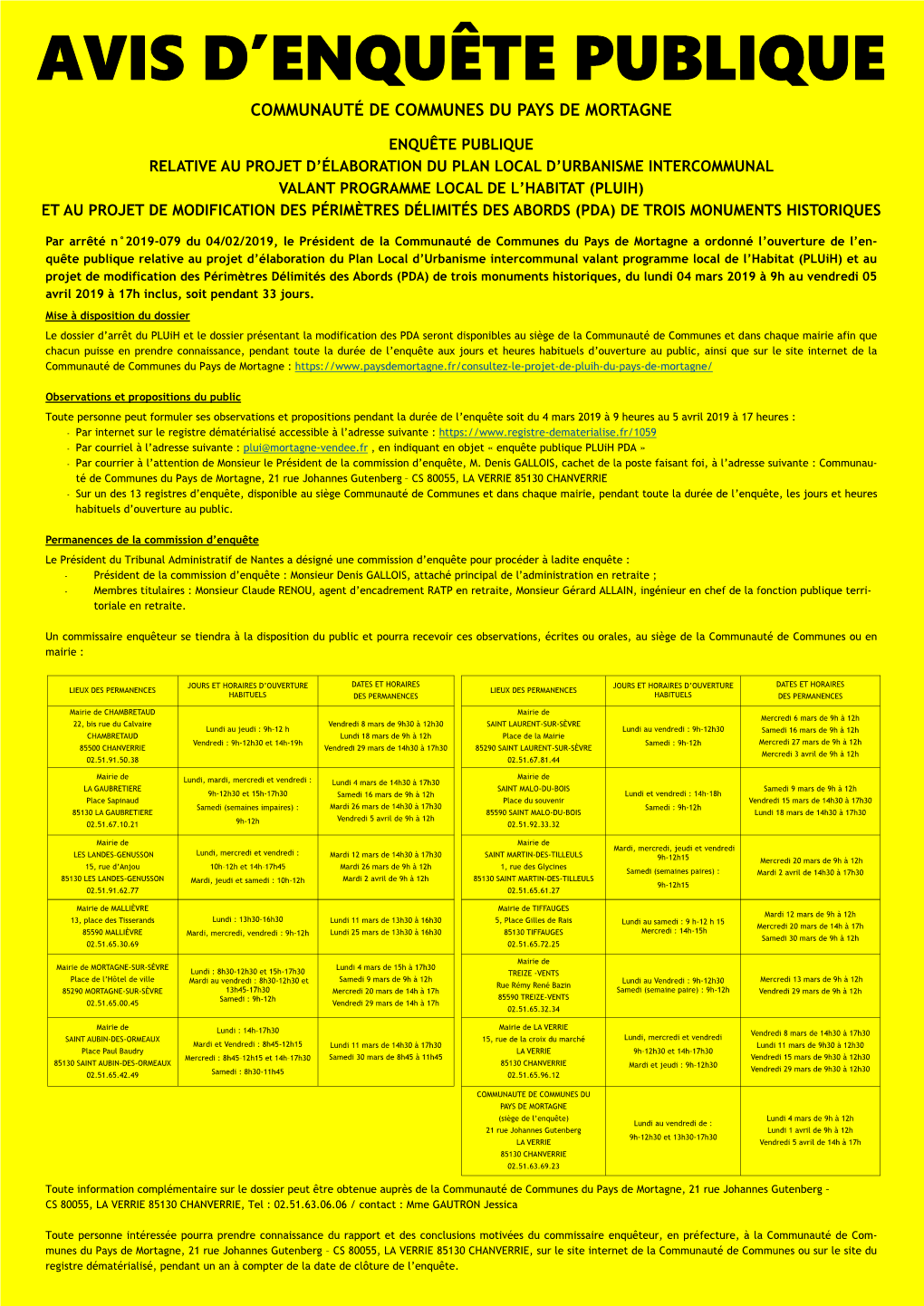 Communauté De Communes Du Pays De Mortagne