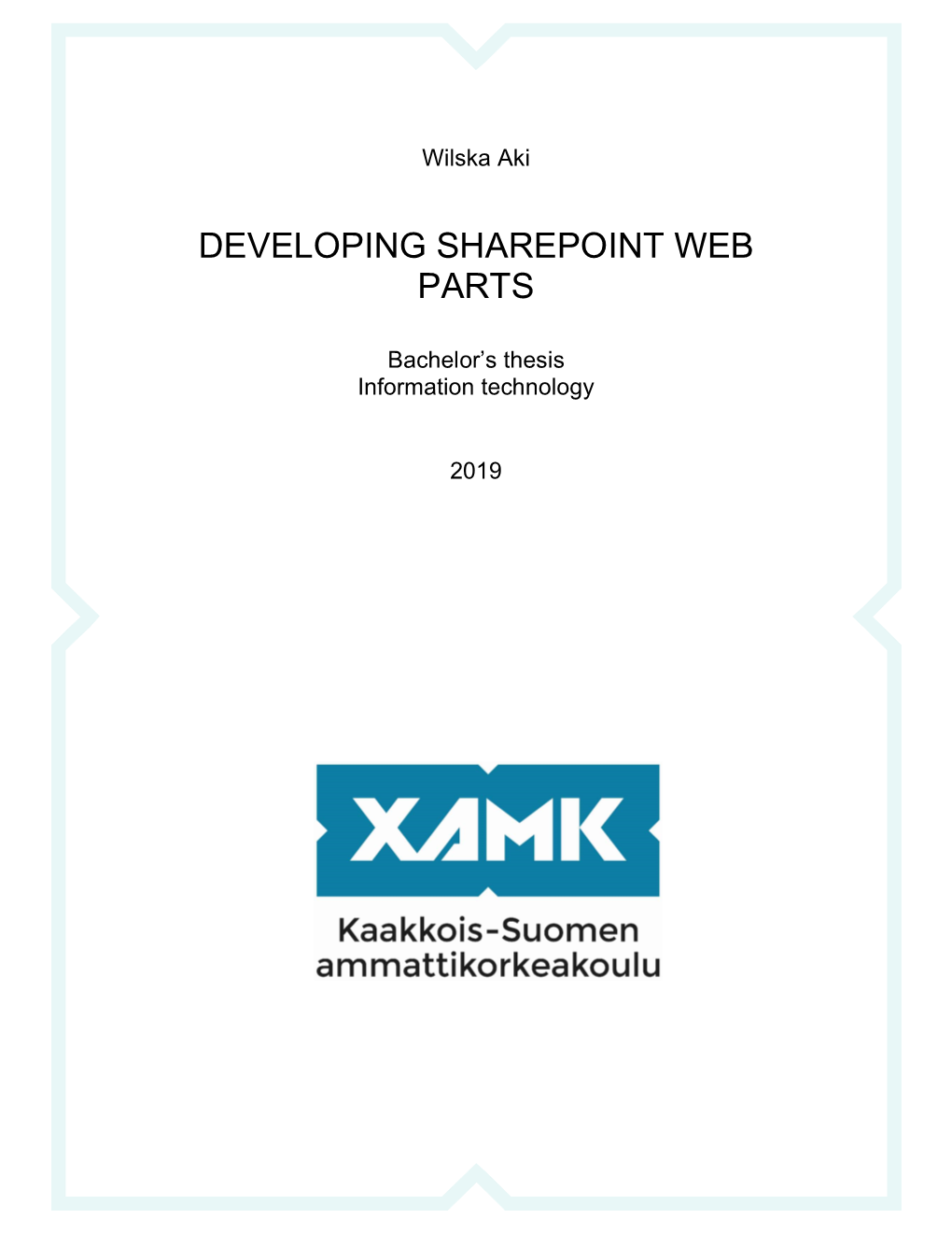 Developing Sharepoint Web Parts Commissioned By