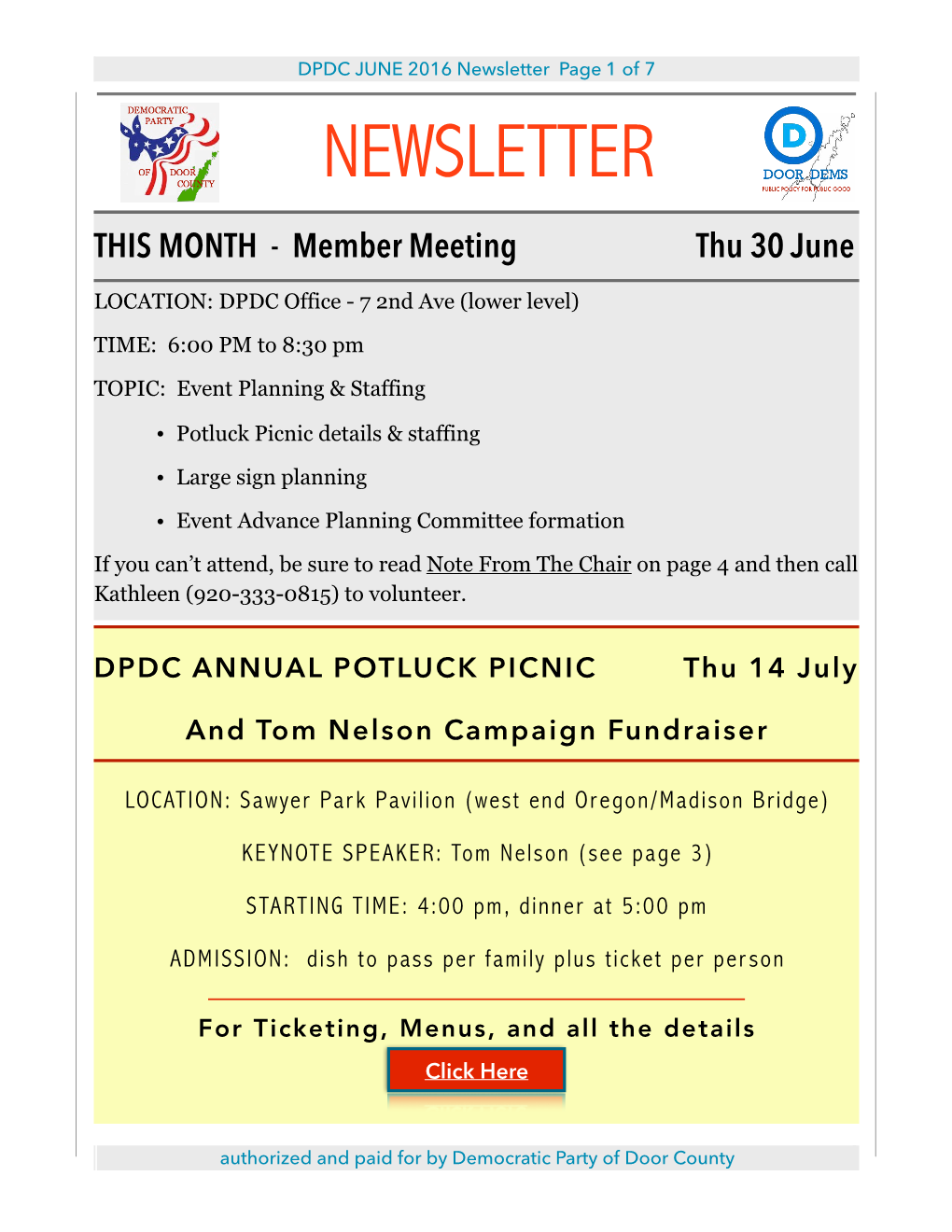 Newsletter Page 1 of 7 NEWSLETTER