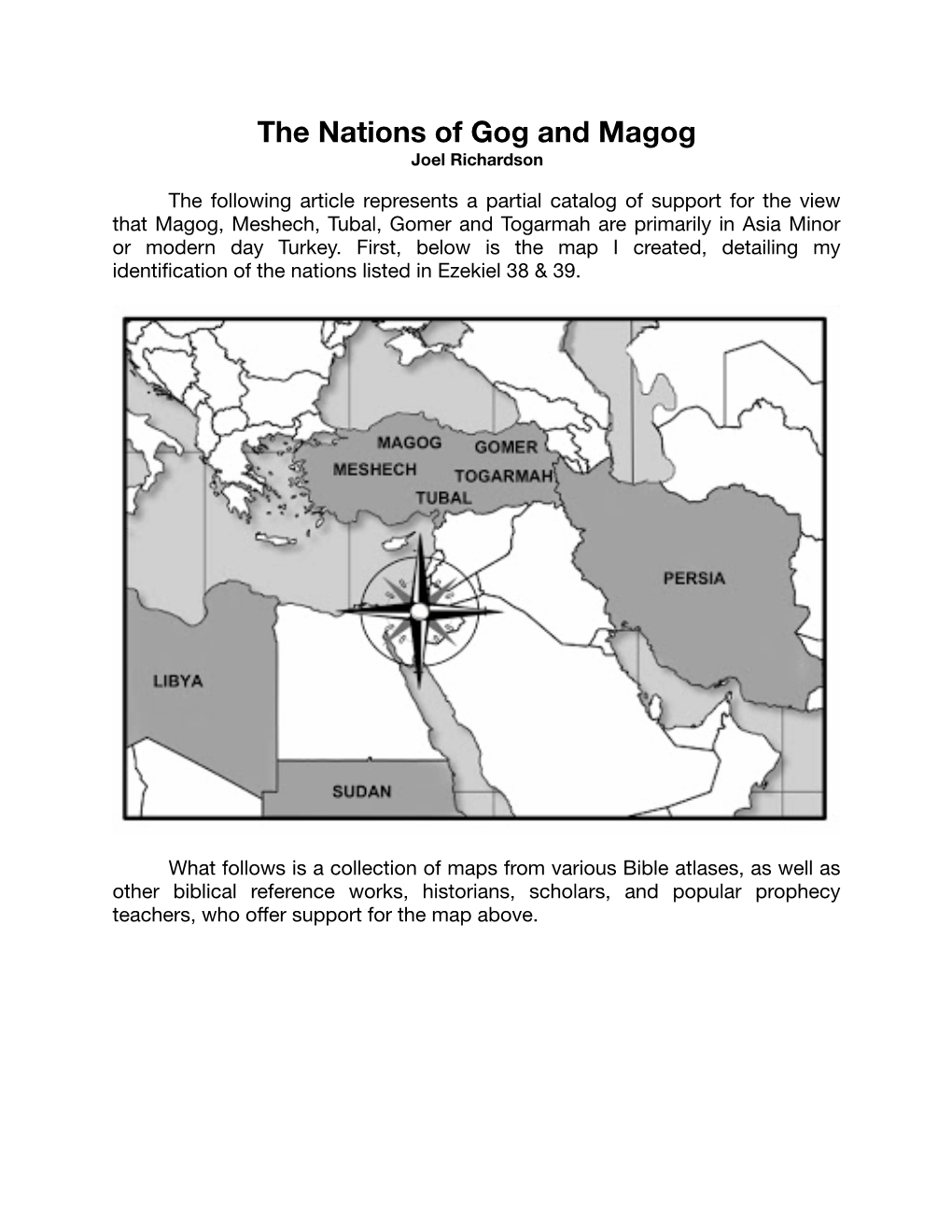 The Location of Magog, Meshech, and Tubal