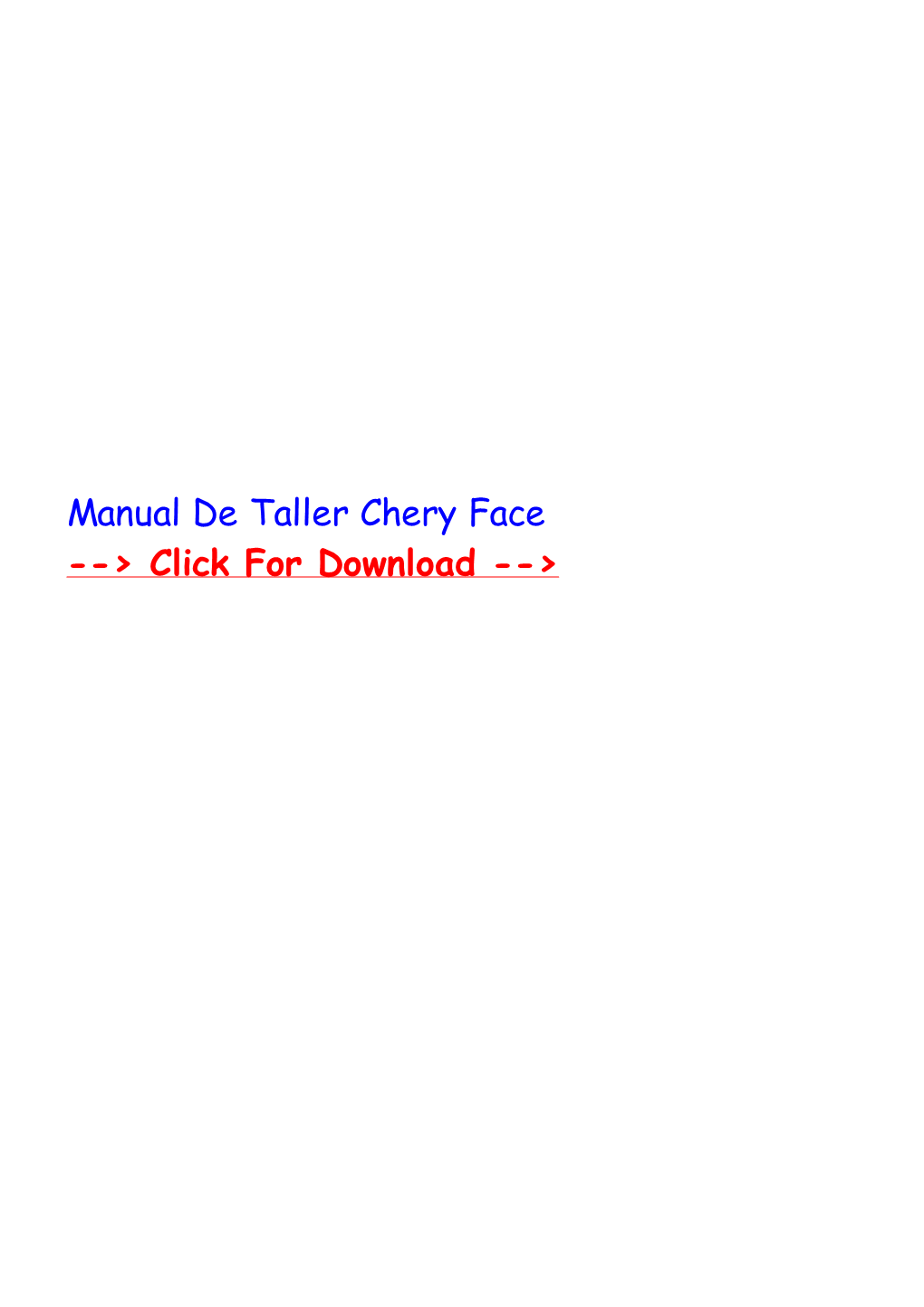 Manual De Taller Chery Face