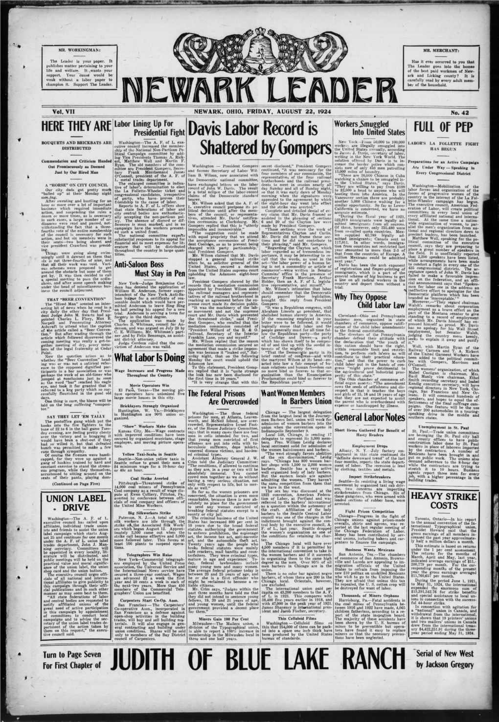 Newark Leader. ([Newark, Ohio]), 1924-08-22, [P ]