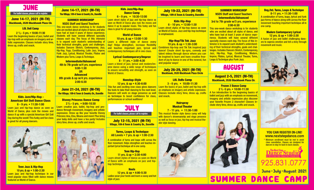 Summer Dance Camp