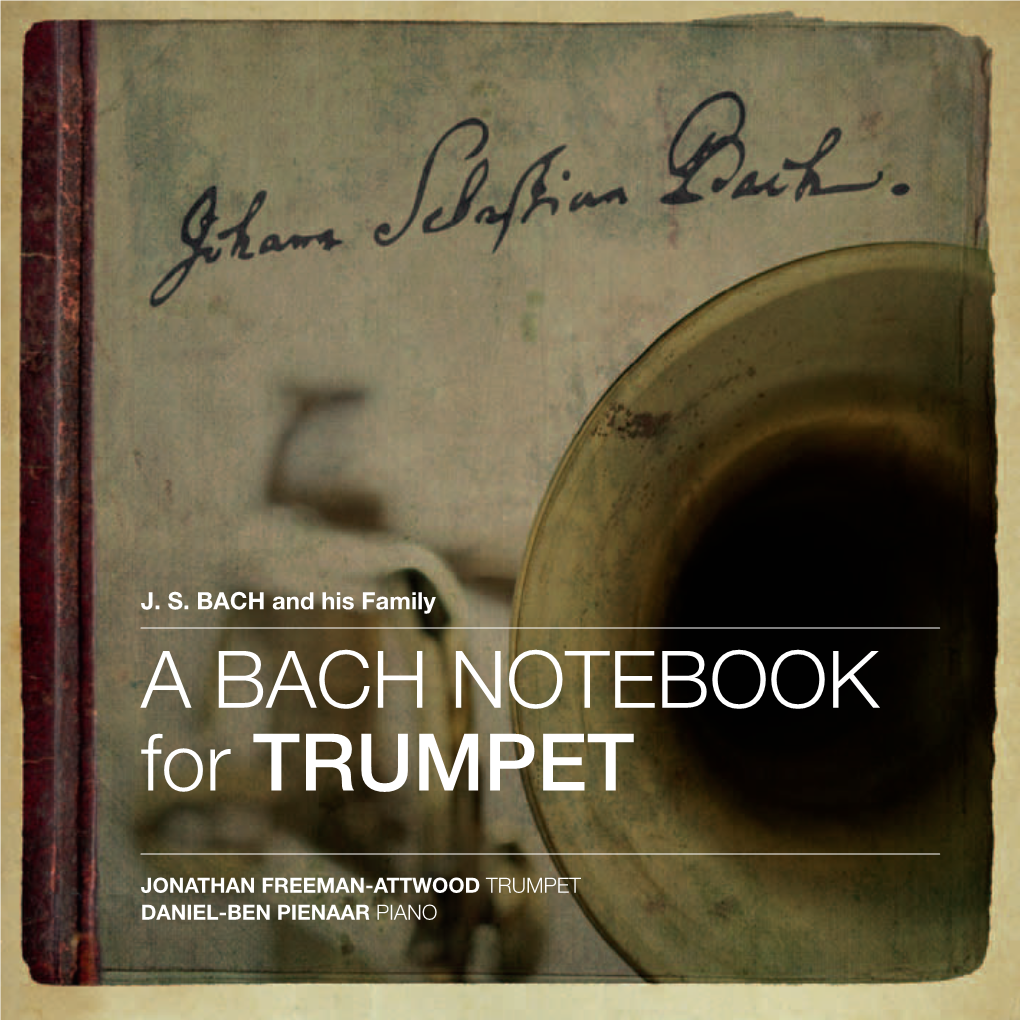 A BACH NOTEBOOK for TRUMPET