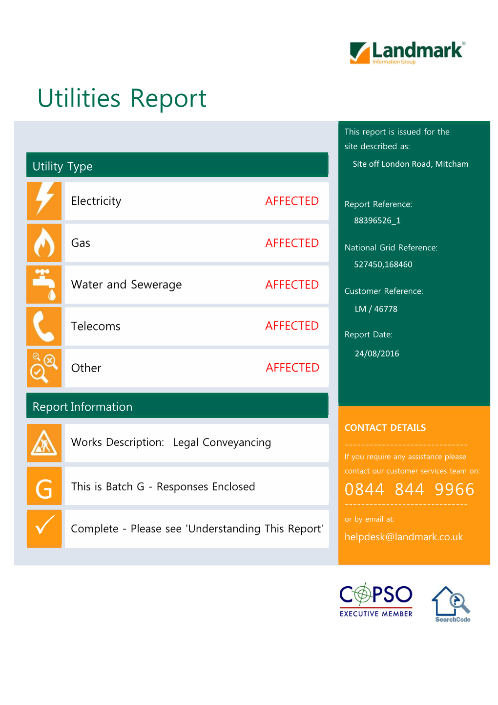 Utilities Report