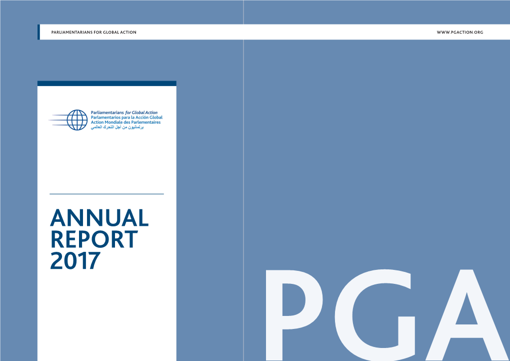Pga Annual Report 2017 Table of Contents