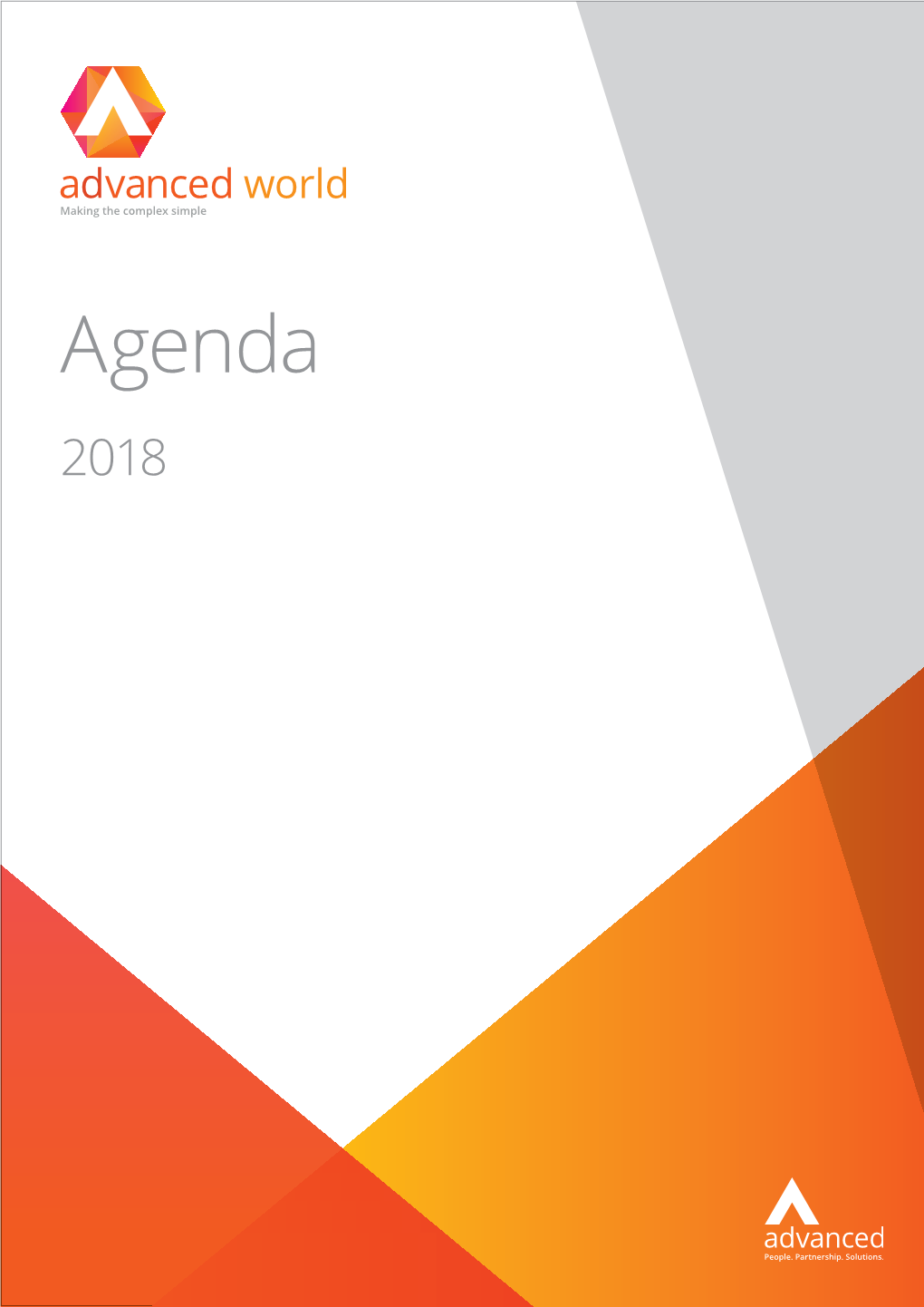 Advanced World Customer Agenda V2.Indd