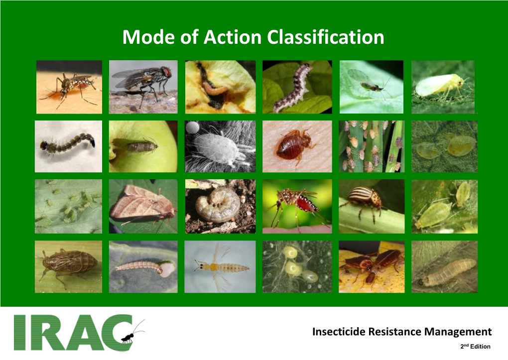 Mode of Action Classification