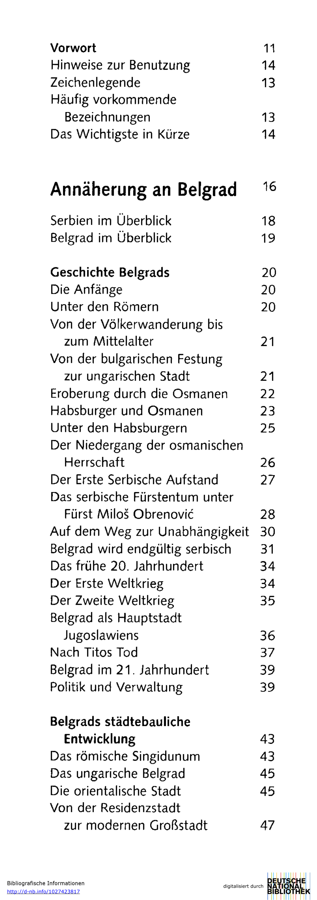 Annäherung an Belgrad 16